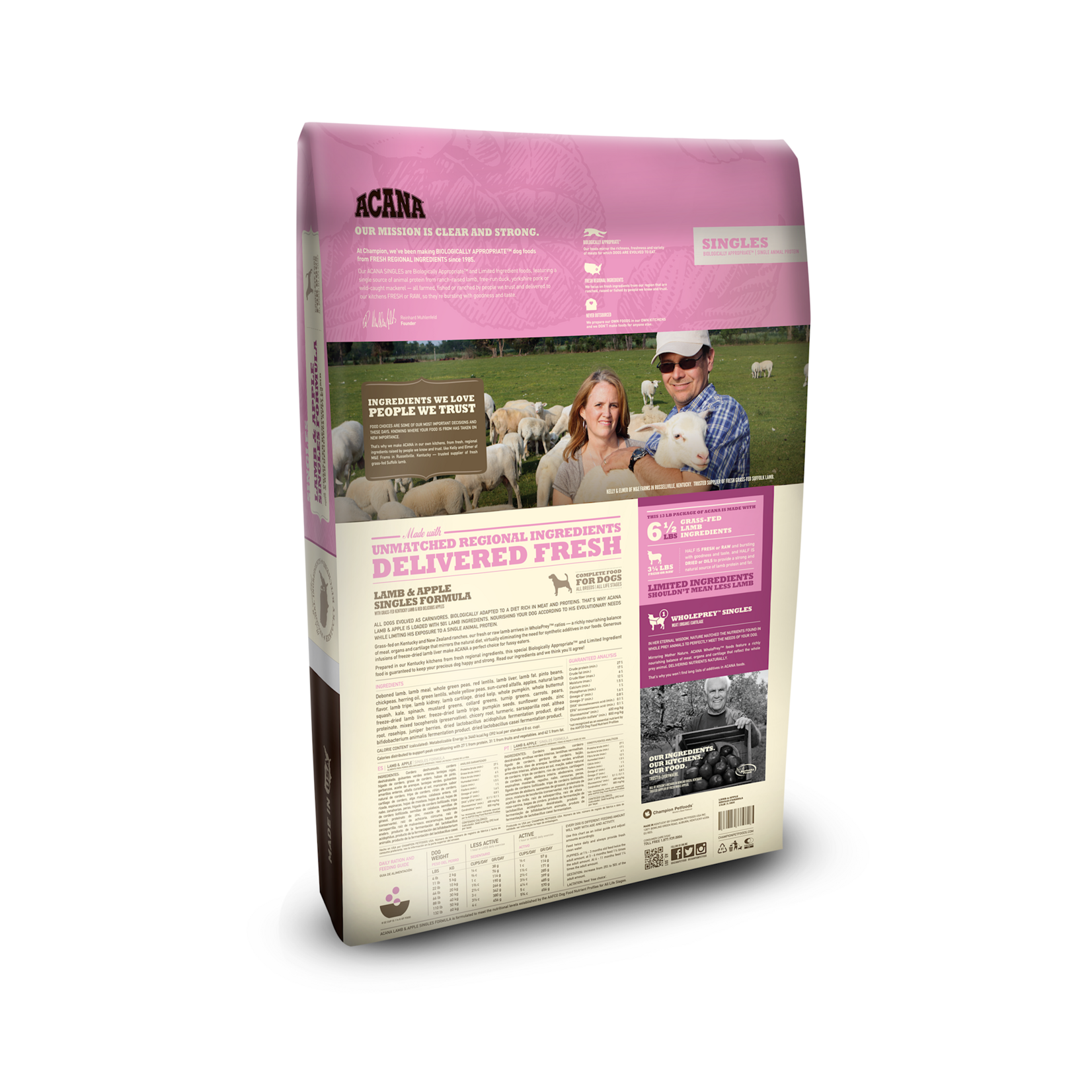 Acana ACANA Singles Lamb & Apple Dog  4.5#