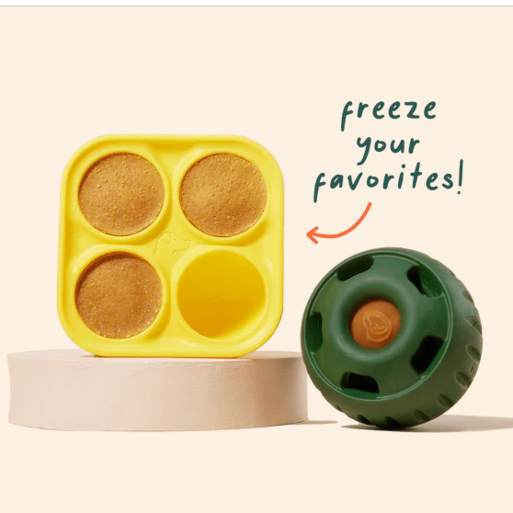 Woof Pet Woof Pupsicle Treat Tray Mold Treat Dispenser, Small