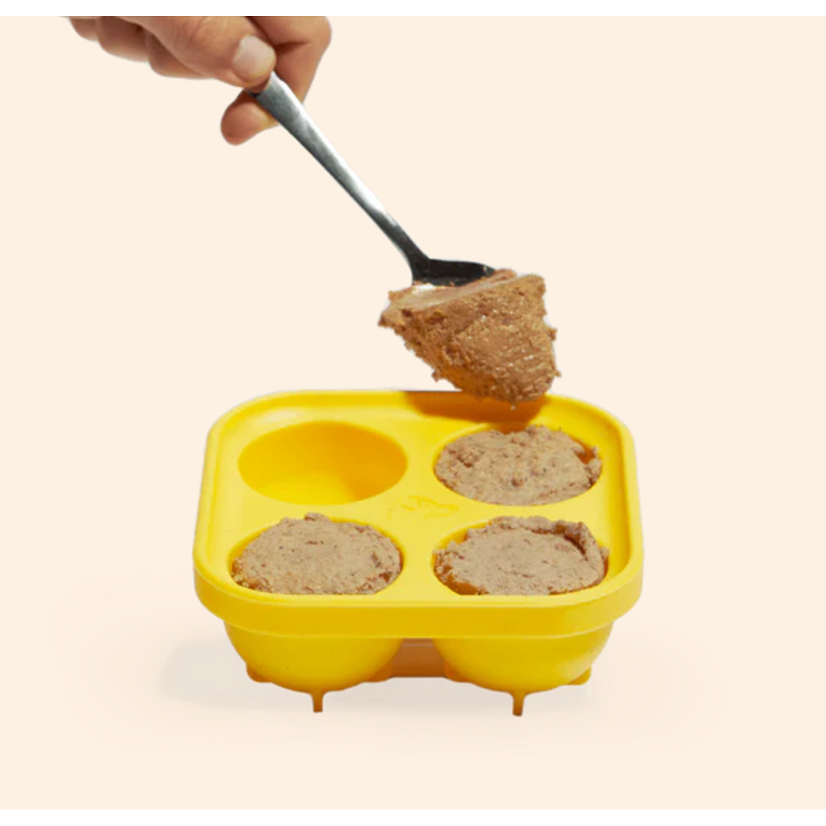 Woof Pet WOOF PUPSICLE YELLOW TREAT TRAY SM