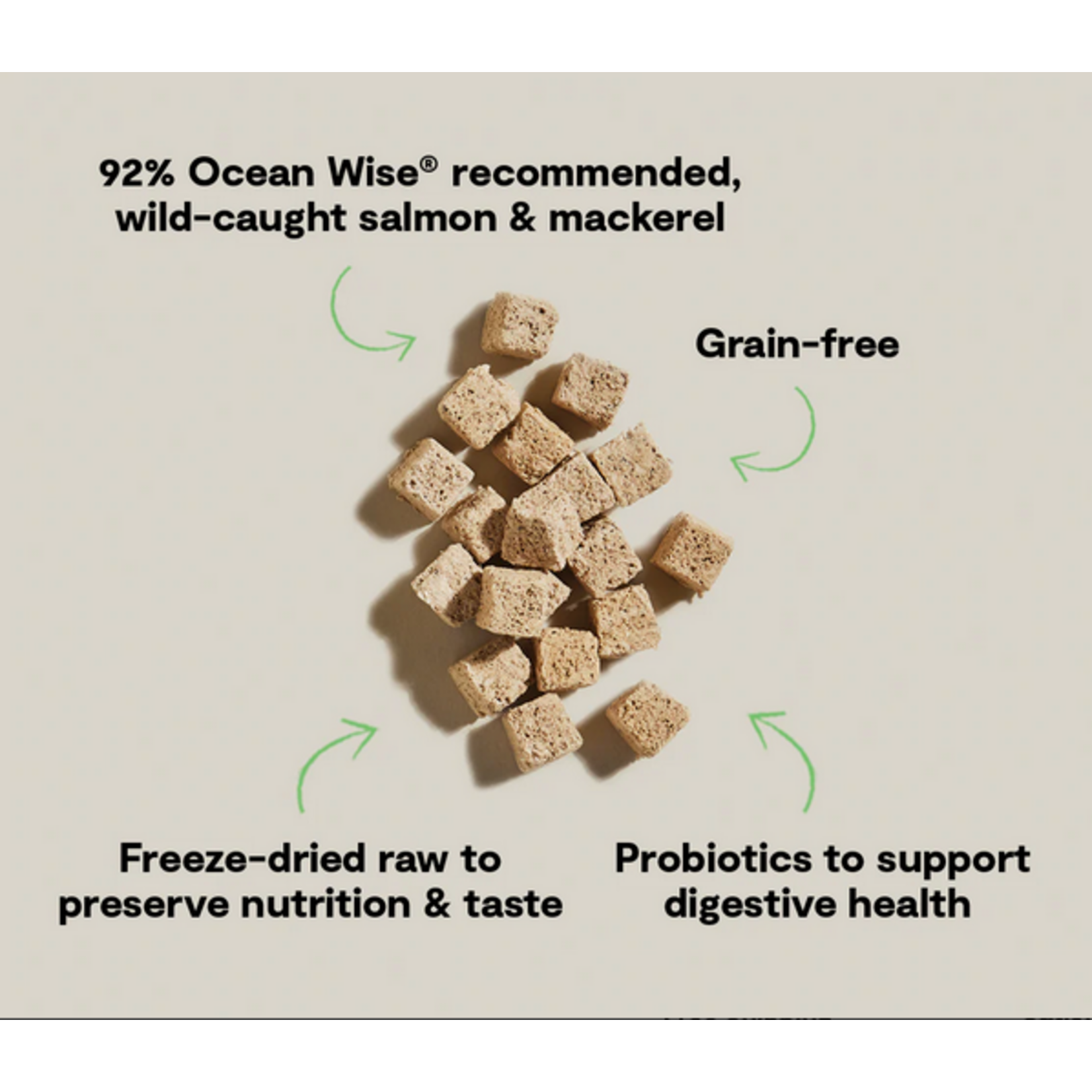 Open Farm OPEN FARM FD Kitty Cubes Salmon Mackerel Cat Treat 1.5oz