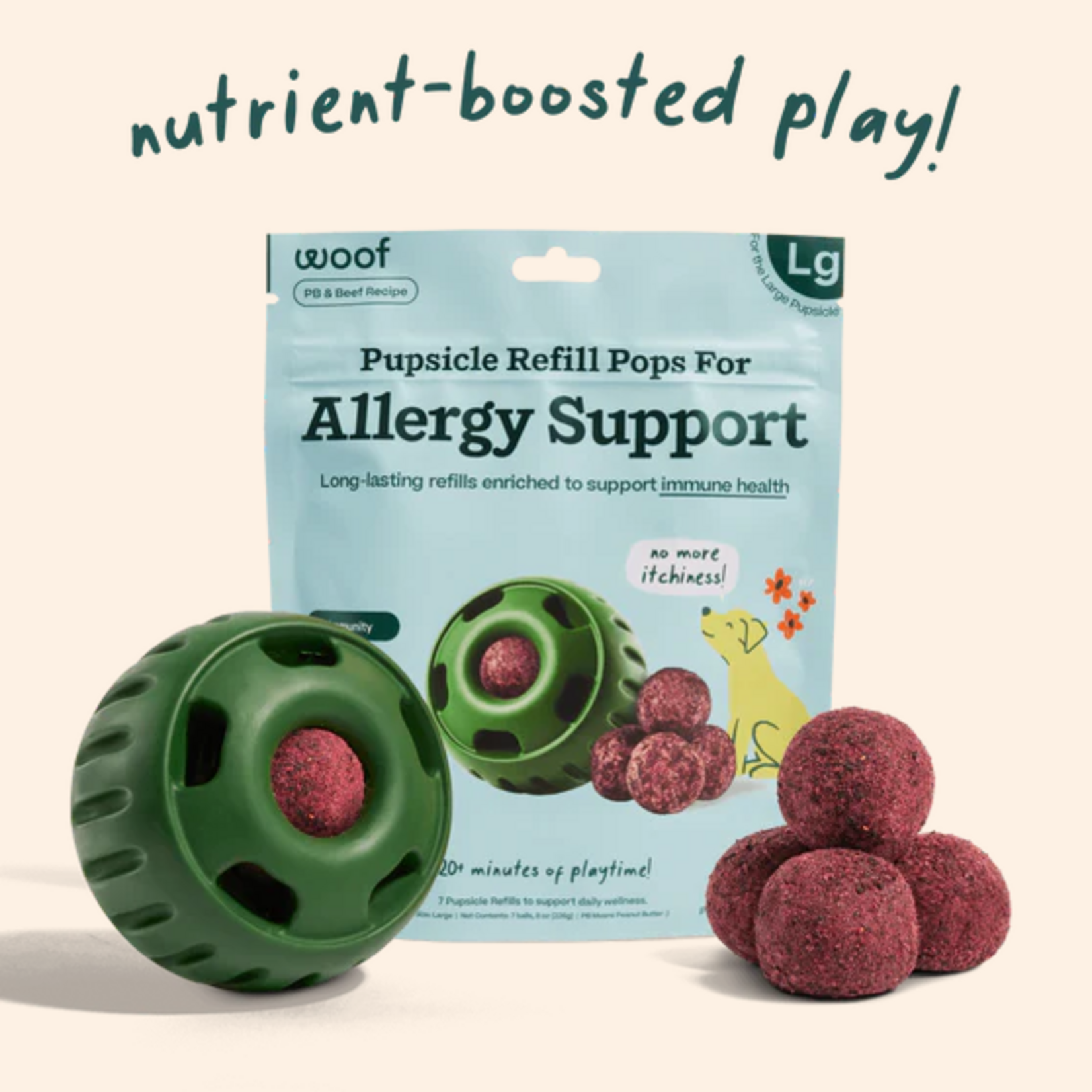 Woof Pet WOOF Allergy Immunity Pops LG