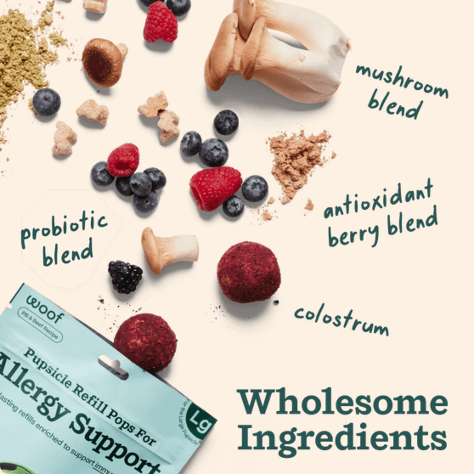 Woof Pet WOOF Allergy Immunity Pops LG