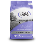 Nutrisource NutriSource Small & Medium Breed Puppy Turkey & Lentils Grain Free Dry Dog Food 12#