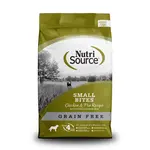 Nutrisource NutriSource Small Bites Chicken & Peas Grain Free Dry Dog Food 12#