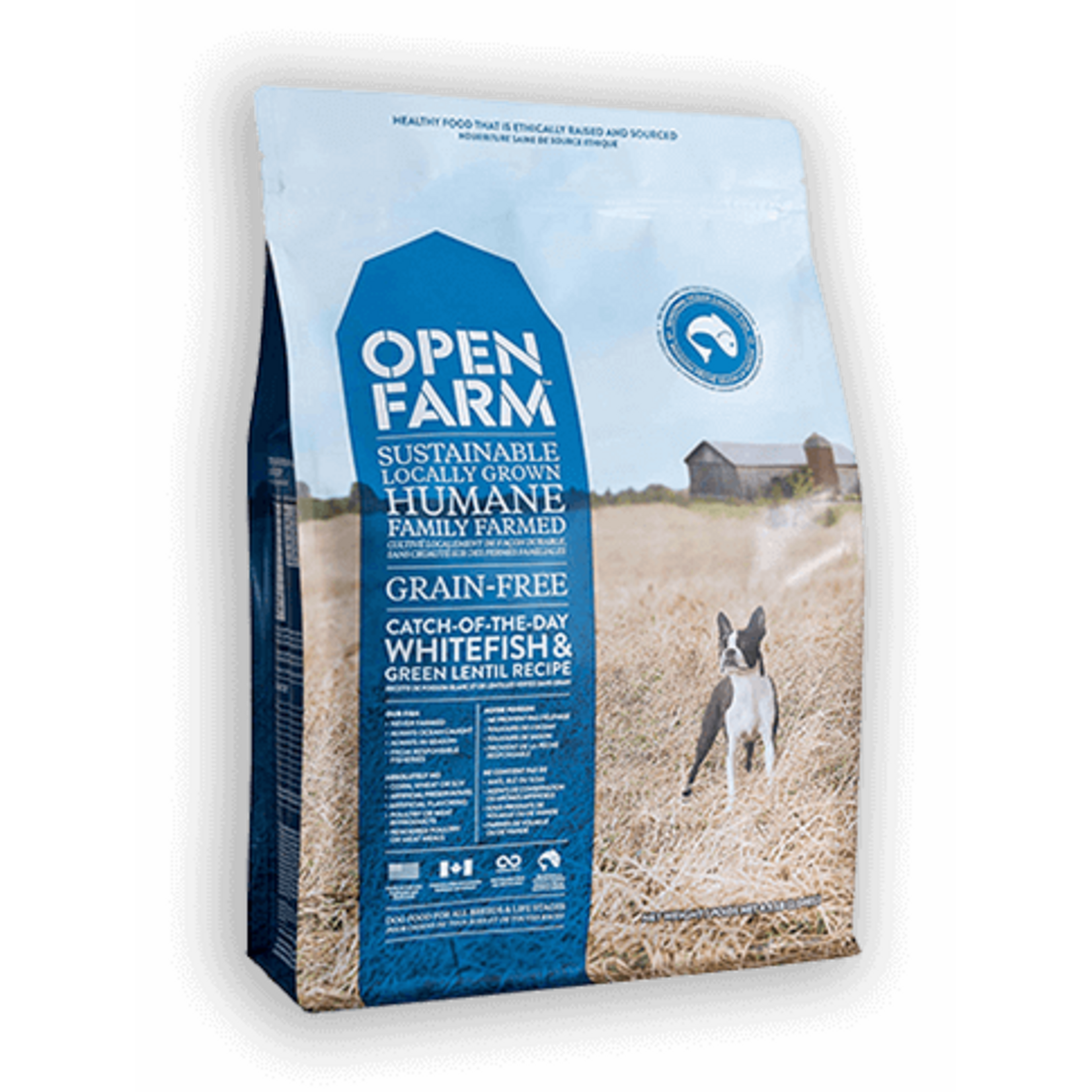 Open Farm OPEN FARM GF Whitefish & Lentil Dog  22#