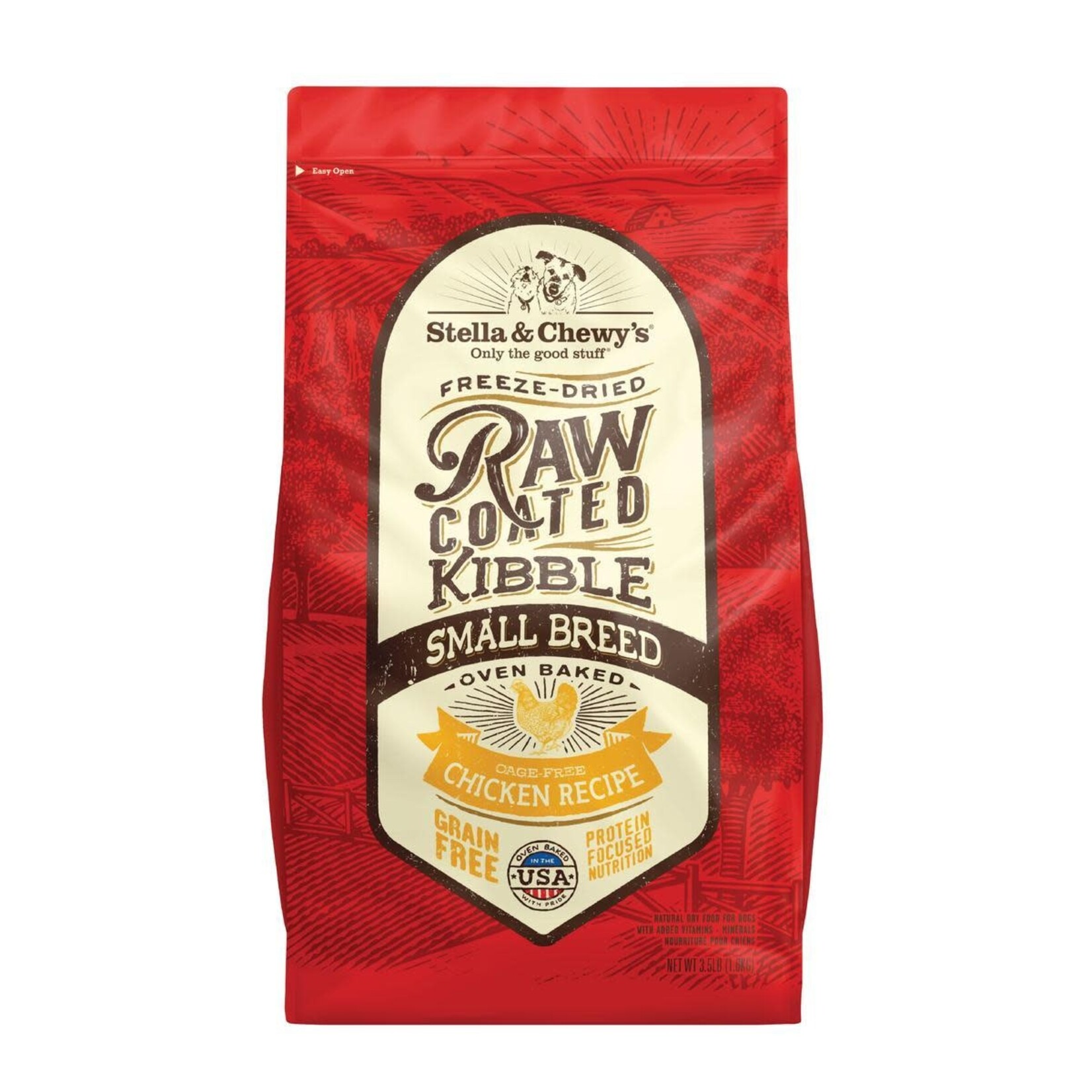 Stella & Chewys S&C Raw Coated Sm Breed Chicken Dog  10#