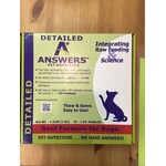 Answers ANSWERS Detailed Beef Dog Food 2.2 lb Nibbles (35 x 1oz)
