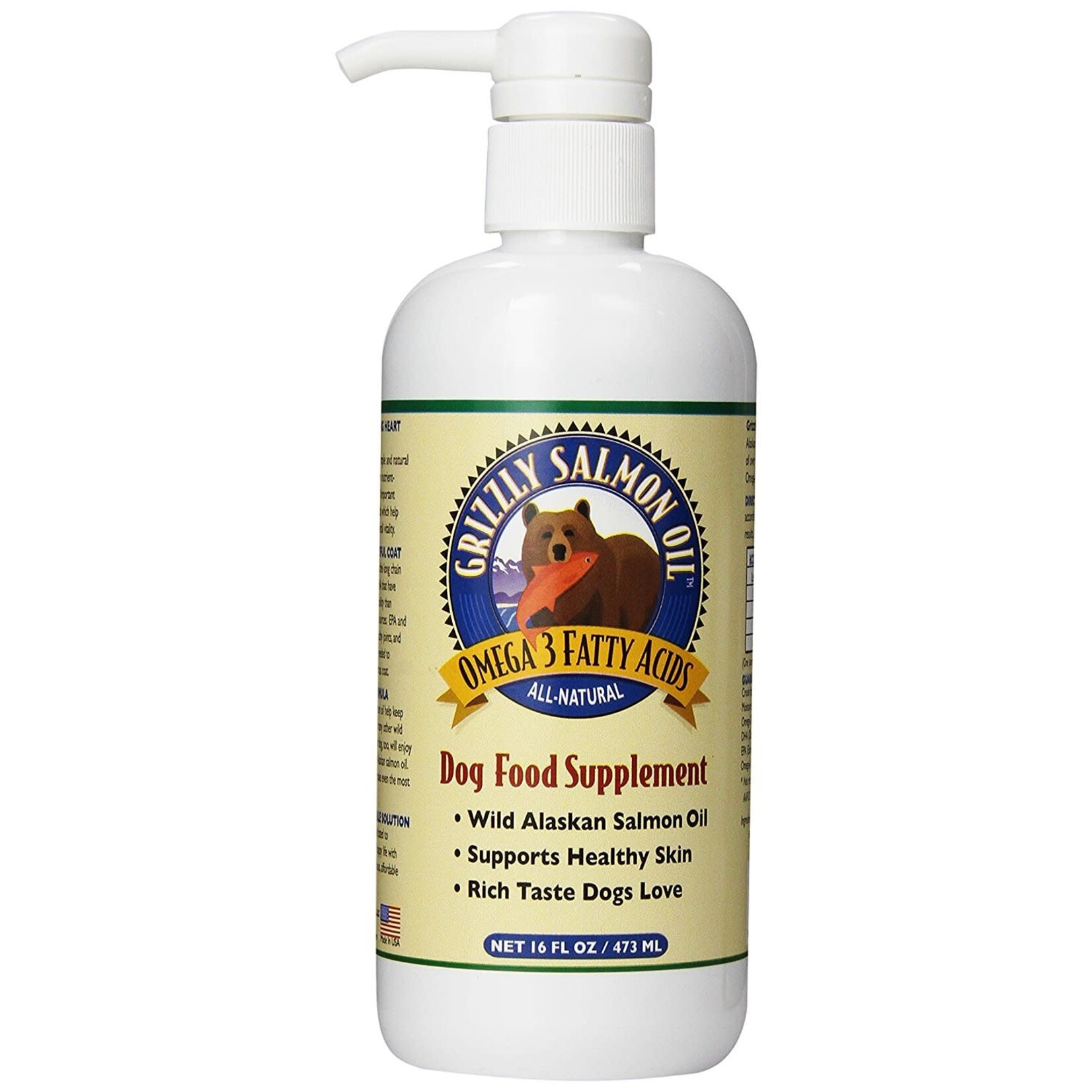 Grizzly GRIZZLY SALMON OIL 16 OZ