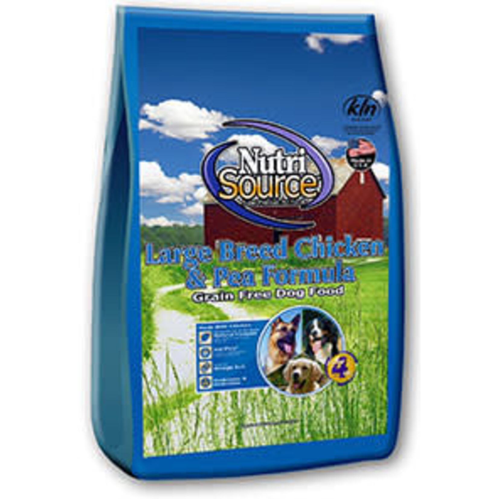 Nutrisource NUTRISOURCE GF Large Breed Chicken Pea Dog  26#