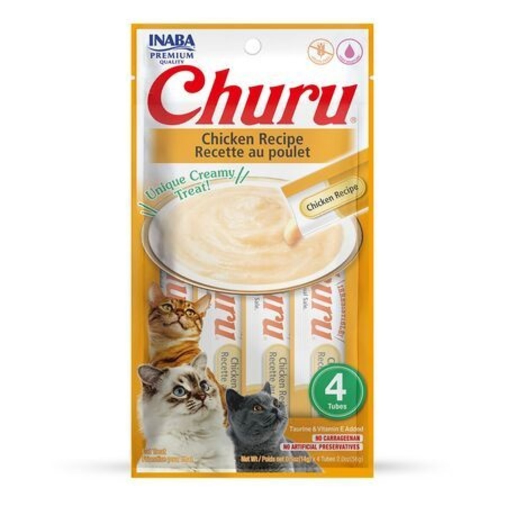Inaba Ciao Churu Chicken Cat Puree Treats 2oz