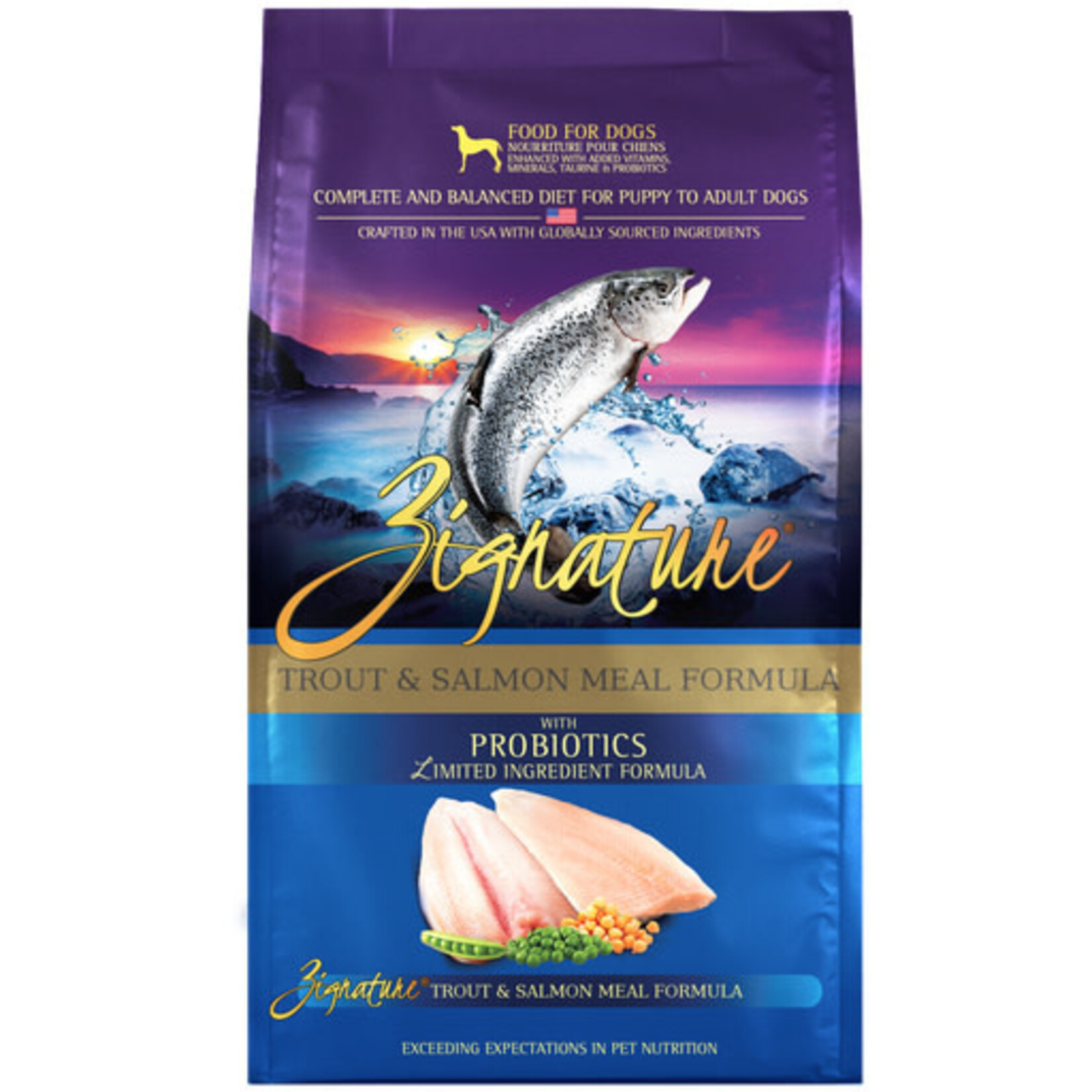 Zignature Zignature Limited Ingredient Formula Trout & Salmon Meal Dry Dog Food, 12.5#