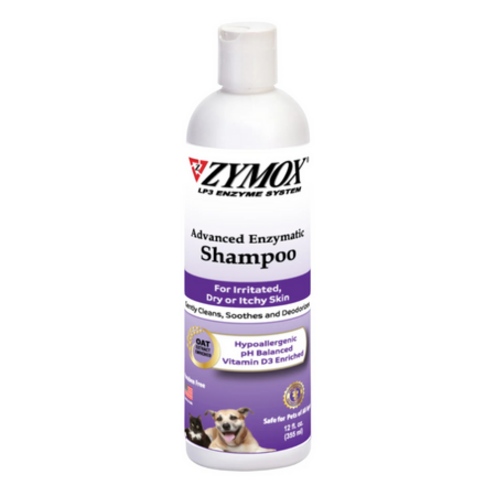 Zymox Zymox Advanced Enzymatic Anti-Itch Grooming Dog Shampoo, 12 fl oz