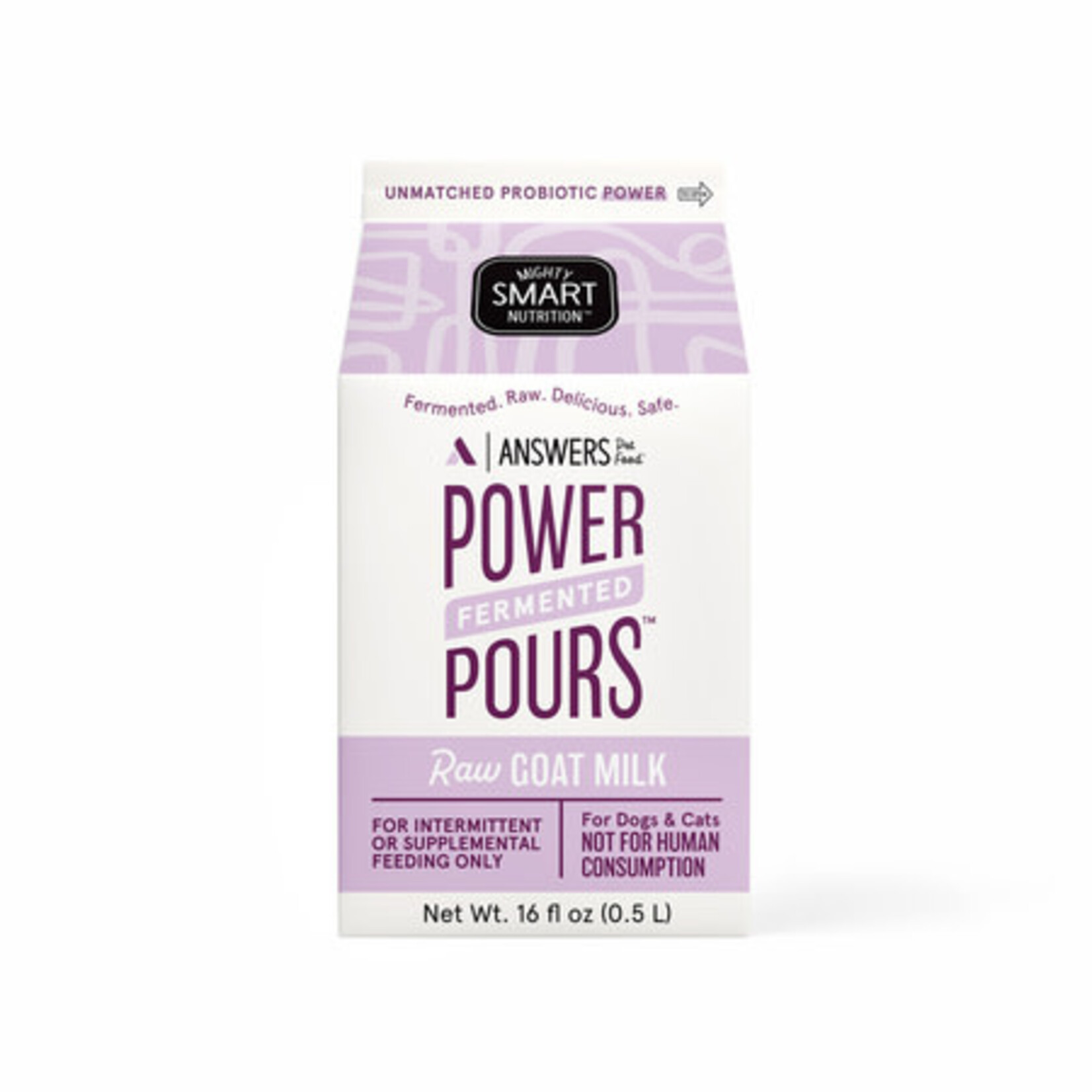Answers Answers Power Pours Raw Goat Milk Pint