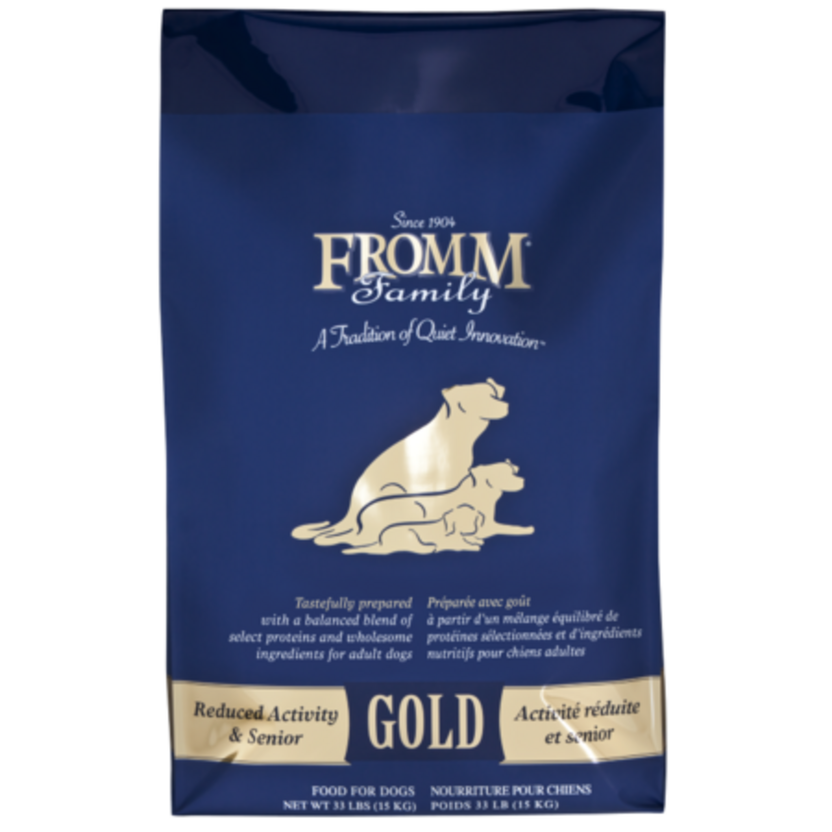 Fromm Family Fromm Gold Reduced Activity & Senior Adult Dry Dog Food 30#