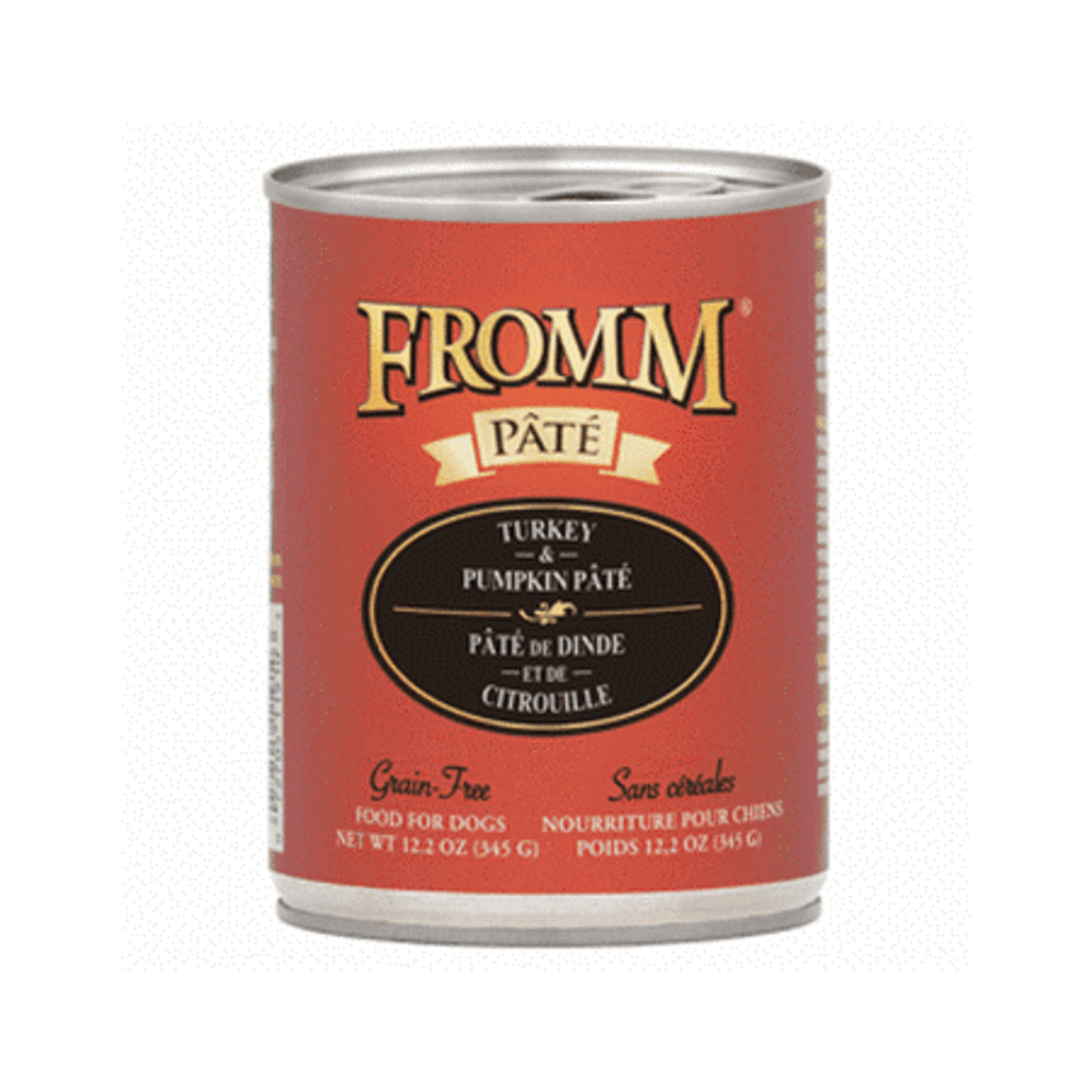 Fromm Family Fromm Pate Turkey & Pumpkin Dog Food 12.2 oz