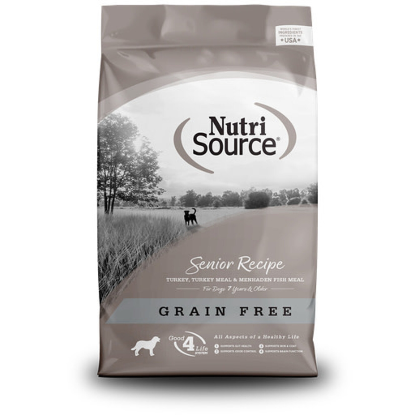Nutrisource NutriSource Grain-Free Senior Recipe Dry Dog Food 26#