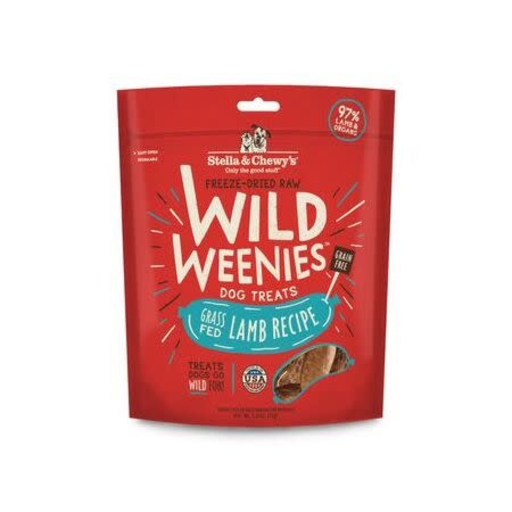 Stella & Chewys Stella & Chewy's Freeze Dried Wild Weenies Lamb Treats Dog 3.25oz