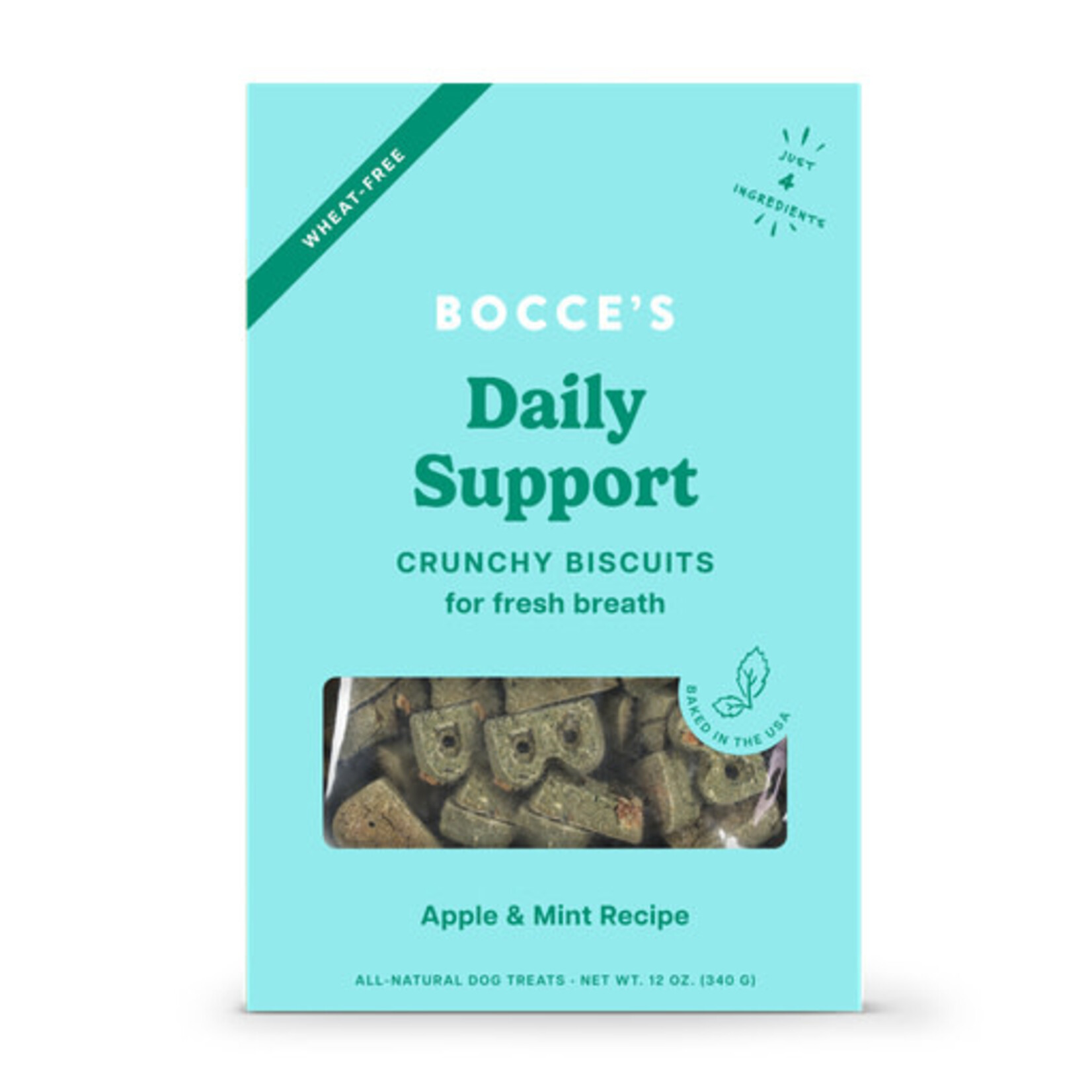 Bocce's Bakery Bocce's Breath Apple & Mint Dog Treat 12oz