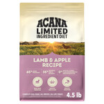 Acana ACANA Singles Limited Ingredient Lamb & Apple Grain-Free High-Protein Dry Dog Food, 4.5#