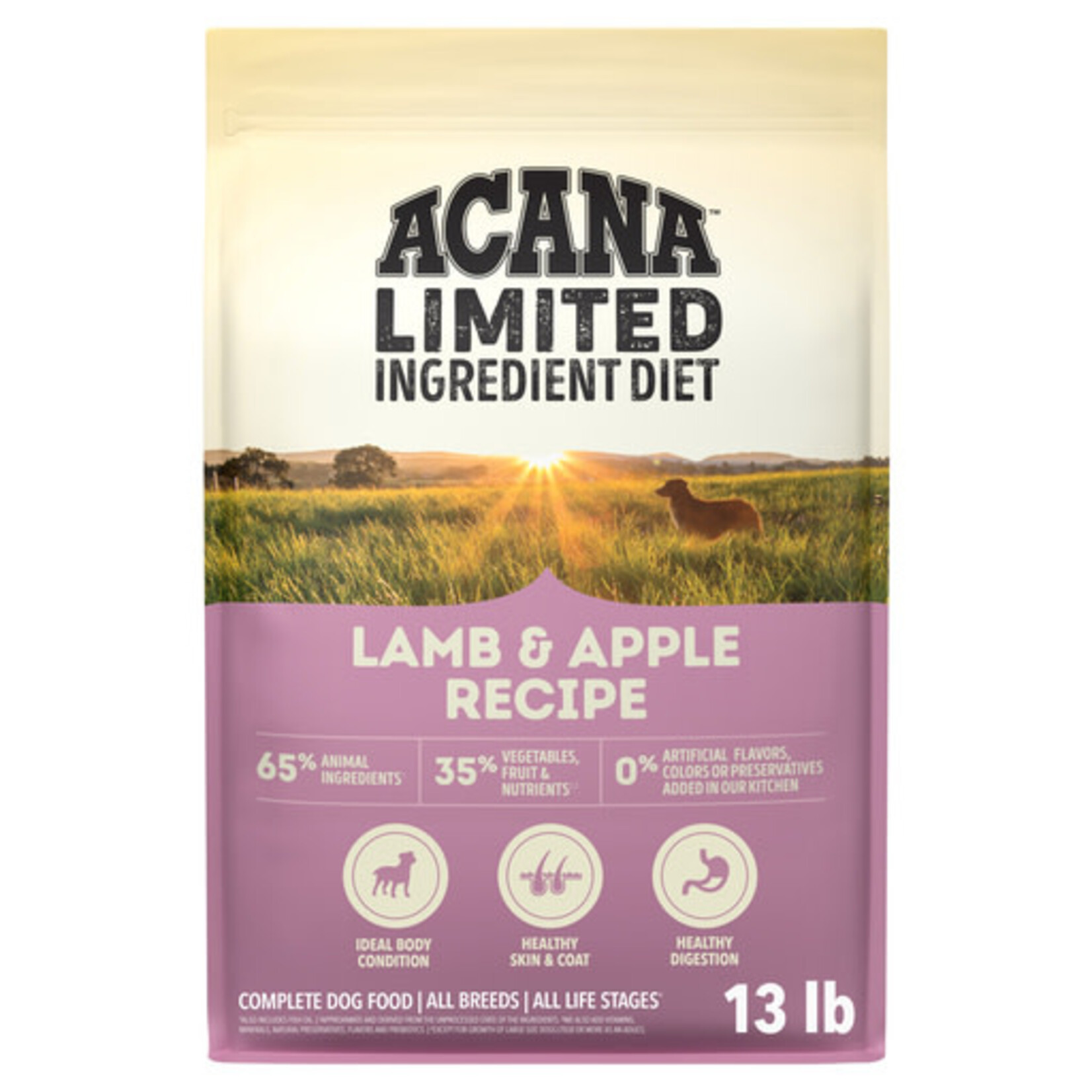 Acana ACANA Singles Limited Ingredient Lamb & Apple Grain-Free High-Protein Dry Dog Food, 13#