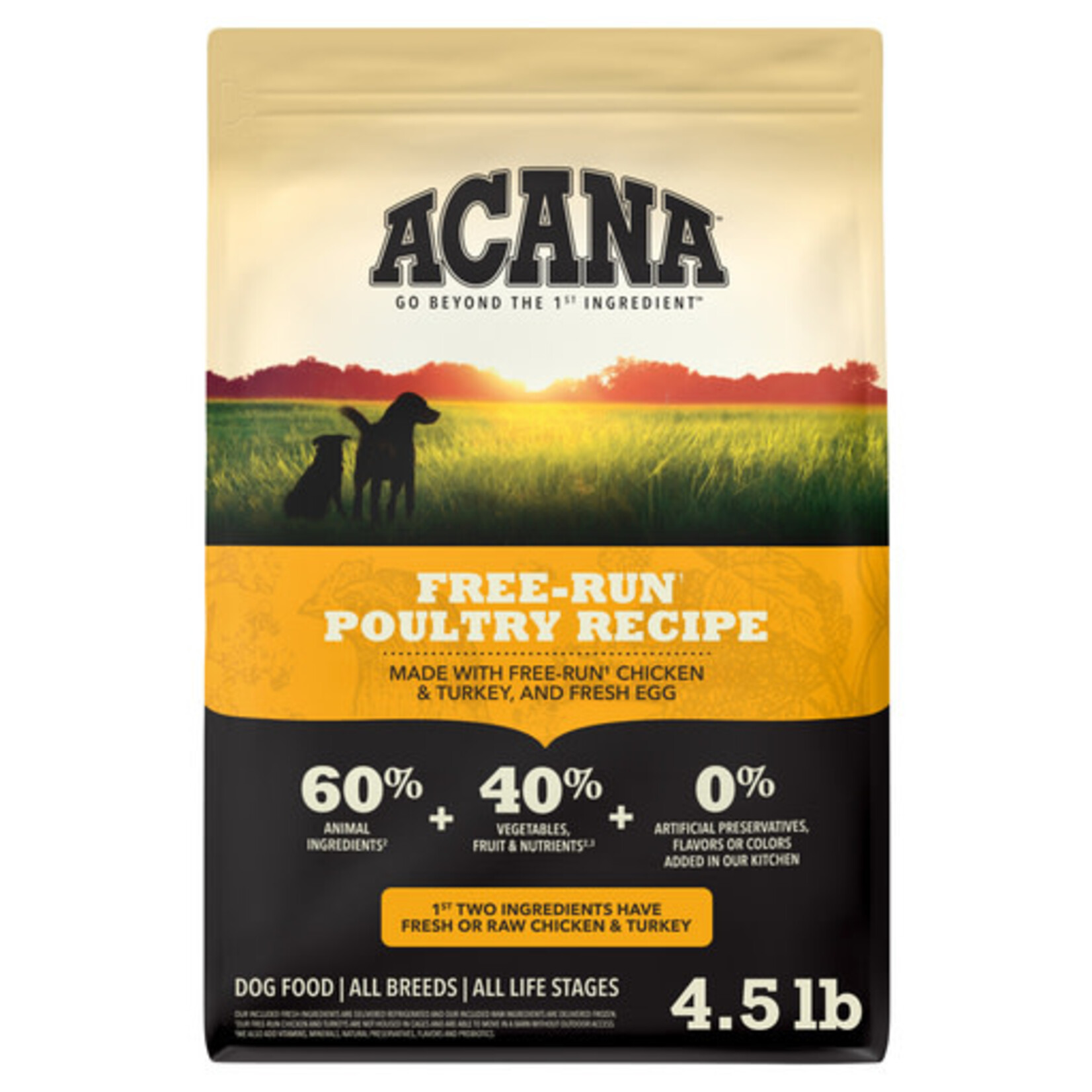 Acana ACANA Free Run Poultry Recipe Grain Free Dry Dog Food 4.5#