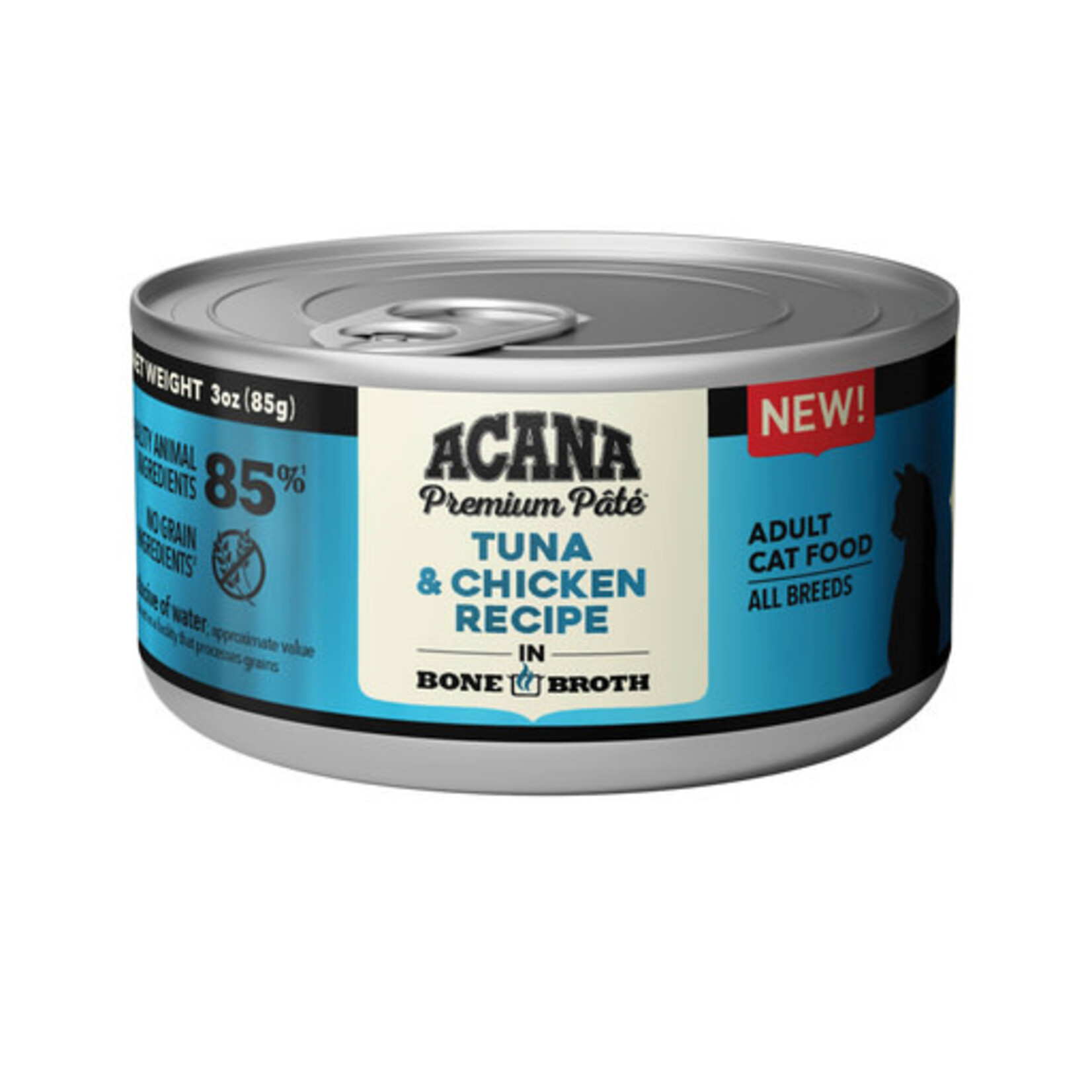 Acana ACANA Premium Pate Tuna & Chicken Recipe in Bone Broth Wet Cat Food 3 oz