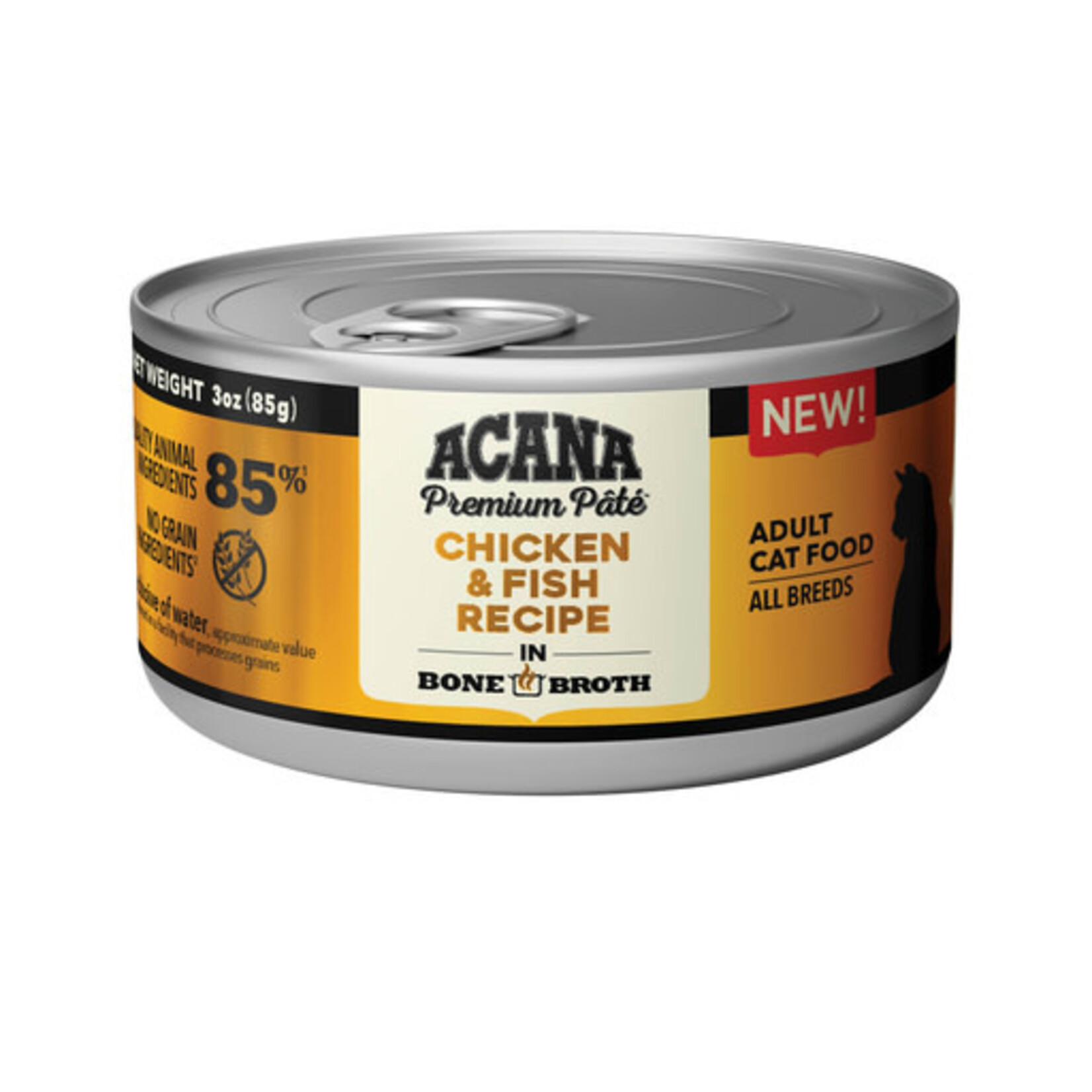 Acana ACANA Premium Pate Chicken & Fish Recipe in Bone Broth Wet Cat Food 3oz