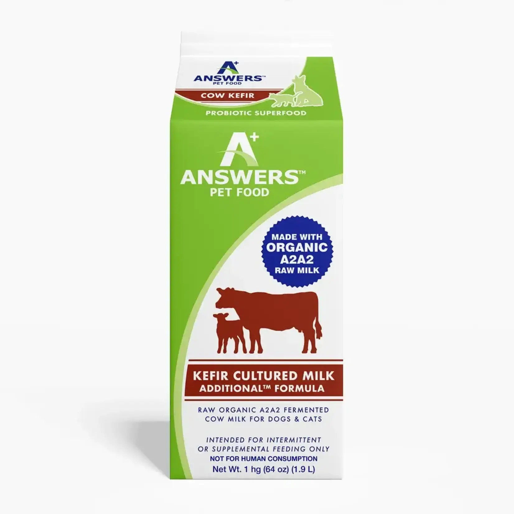 Answers Answers Power Pours Organic Raw Cow Kefir Half Gallon