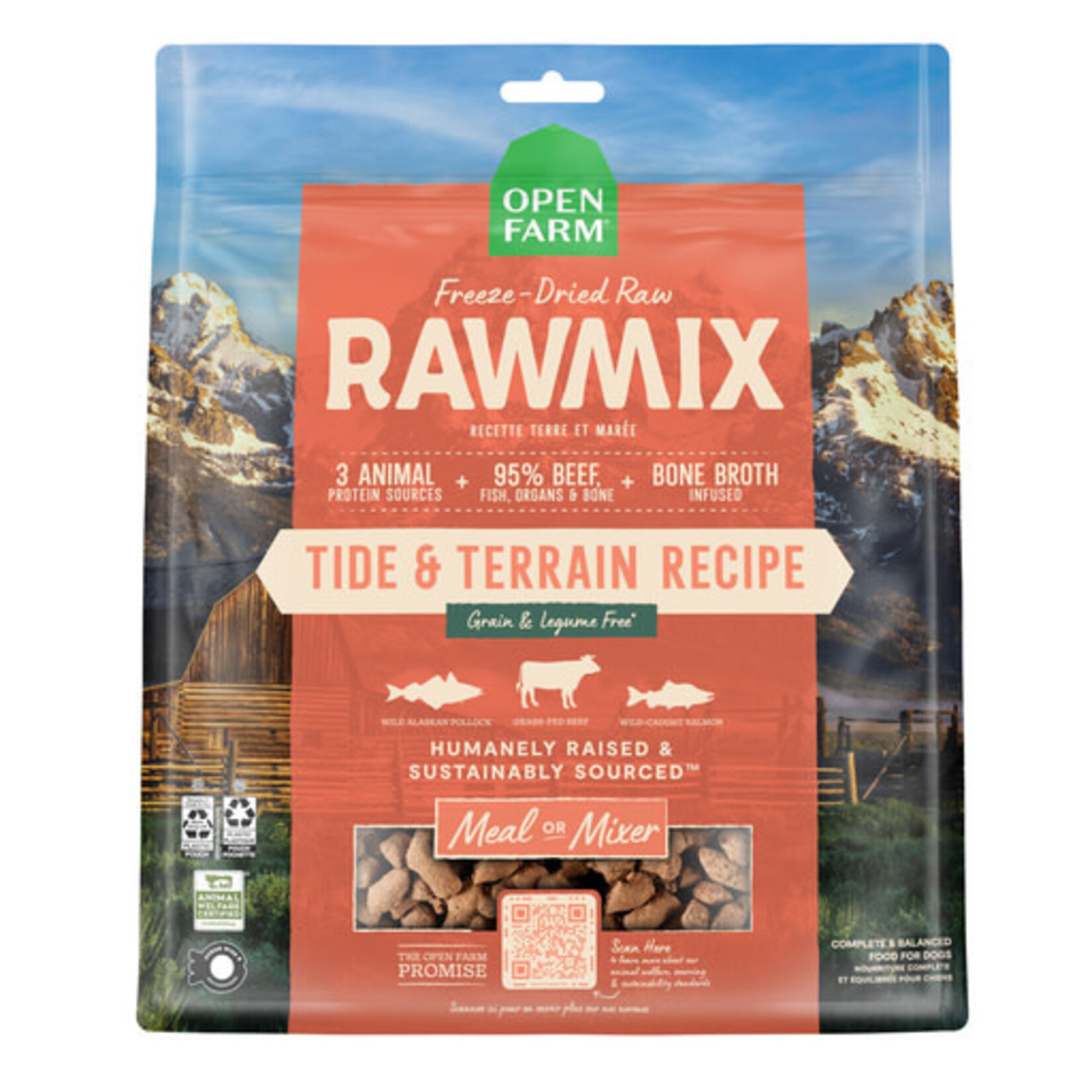 Open Farm Open Farm Dog Freeze Dried Rawmix Tide & Terrain Recipe 13.5 oz