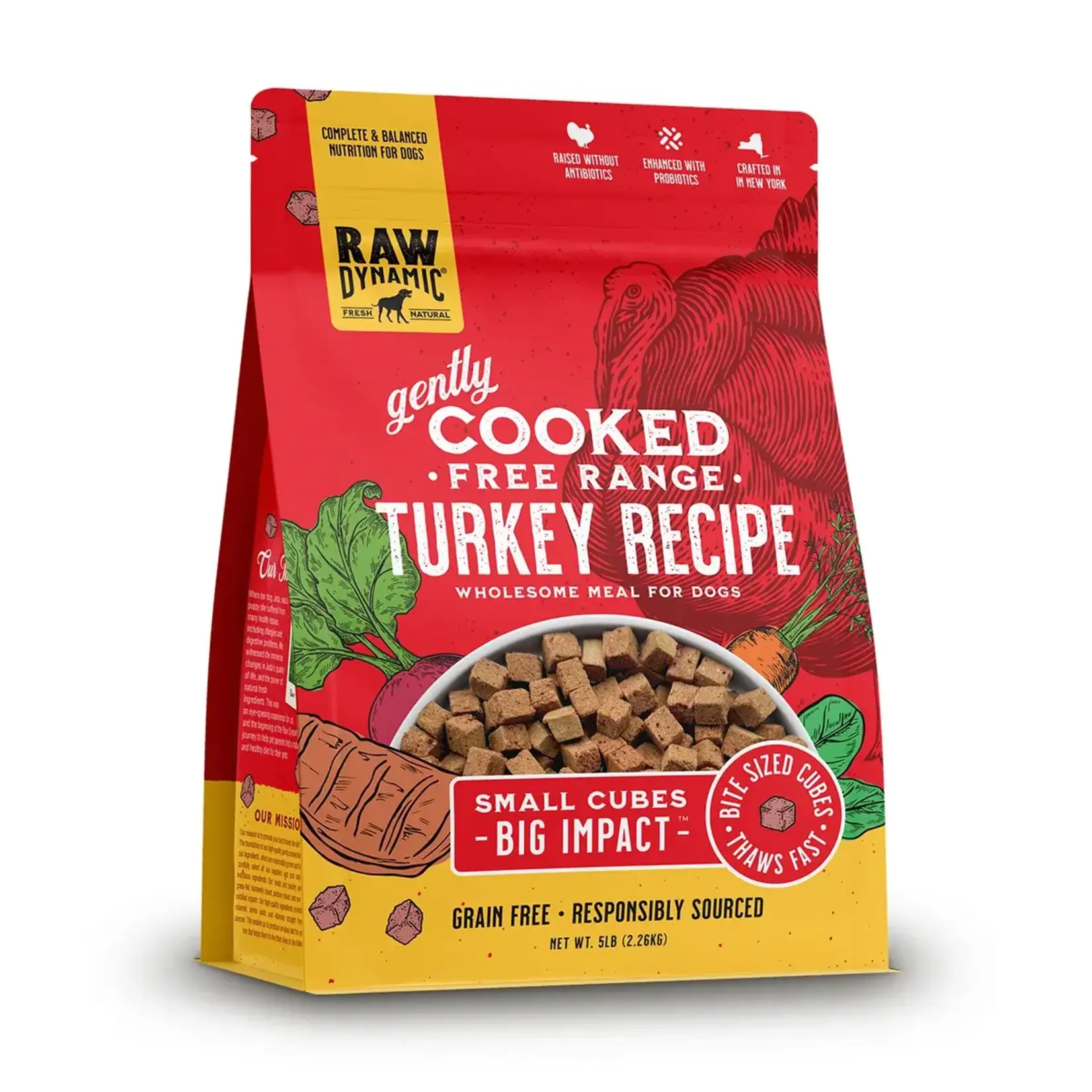 Raw Dynamic Raw Dynamic Dog Gently Cooked Free Range Turkey 5#