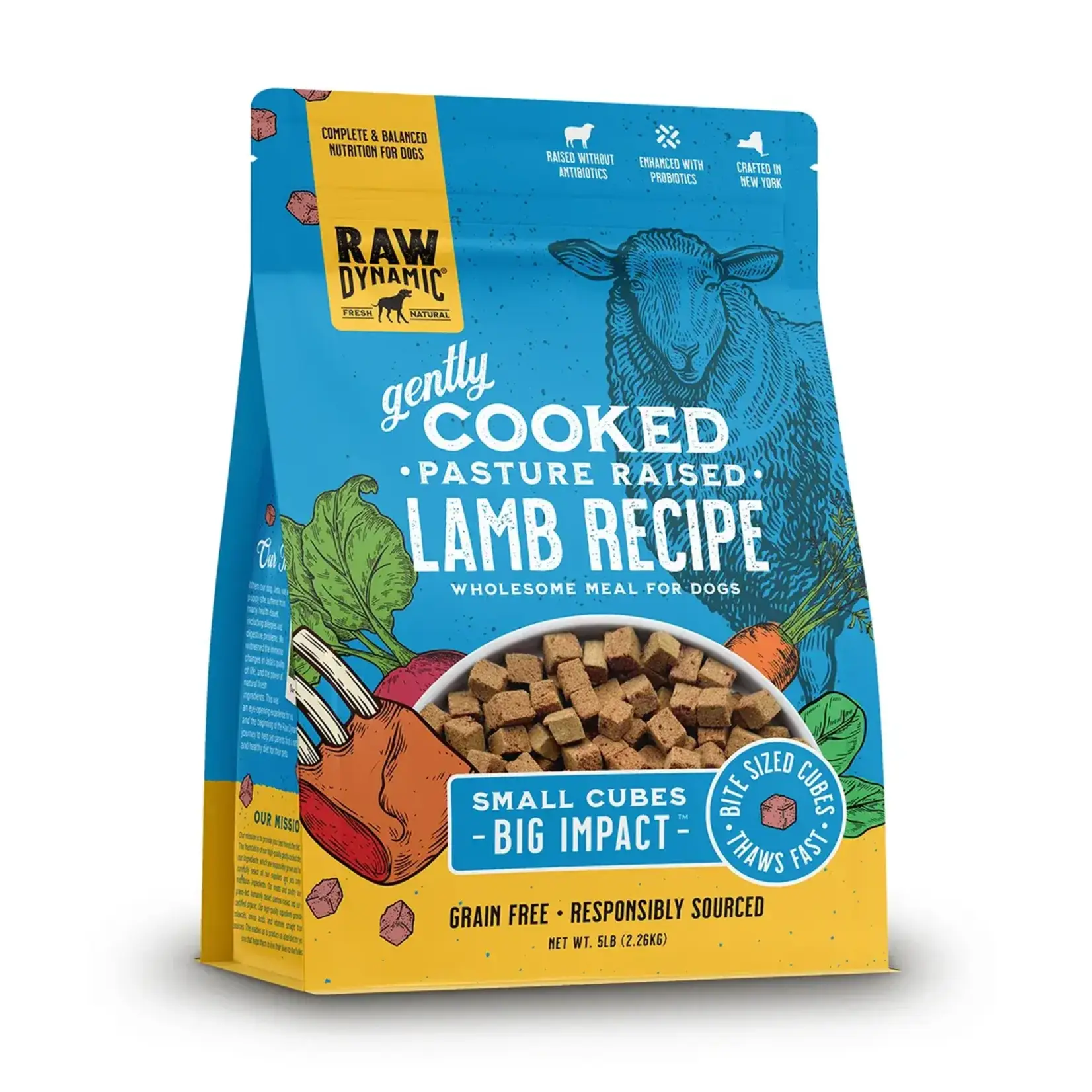 Raw Dynamic Raw Dynamic Dog Gently Cooked Pasture Raised Lamb 2.5#