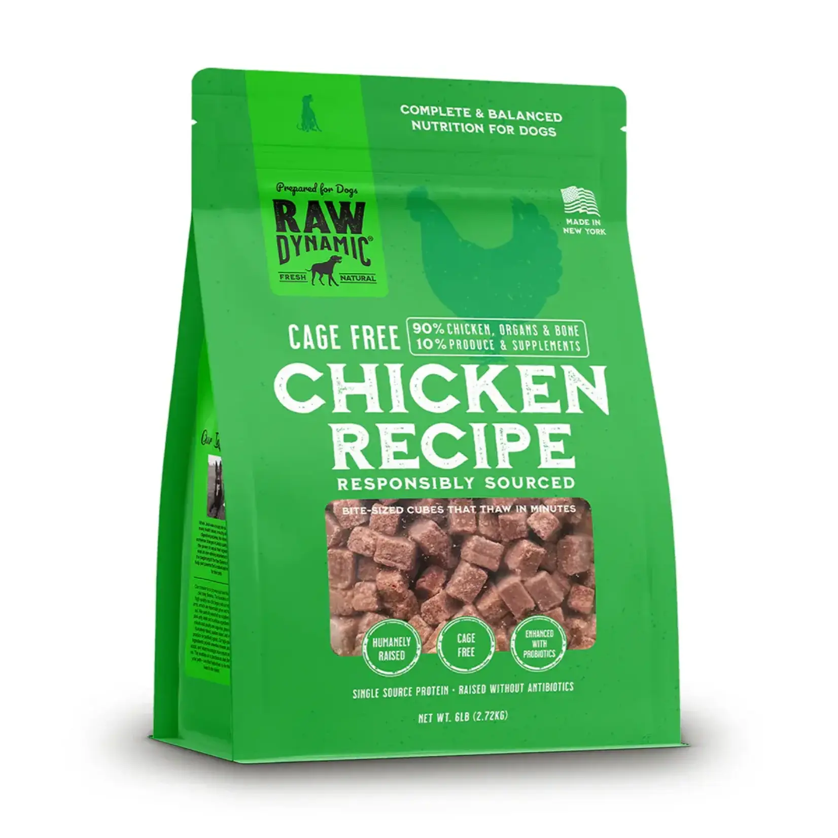 Raw Dynamic Raw Dynamic Dog Frozen Raw Cage Free Chicken 6#