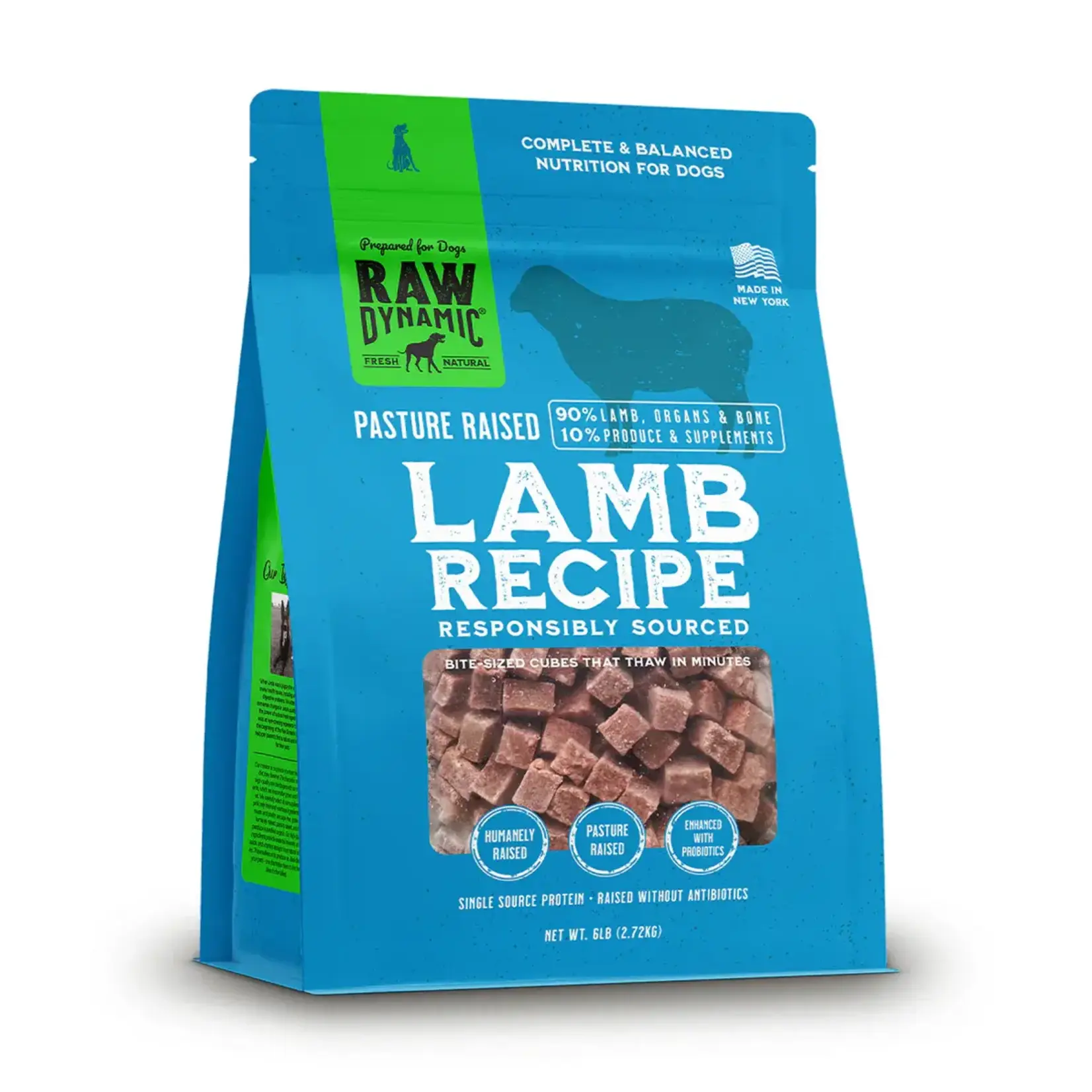 Raw Dynamic Raw Dynamic Dog Frozen Raw Pasture Raised Lamb 3#