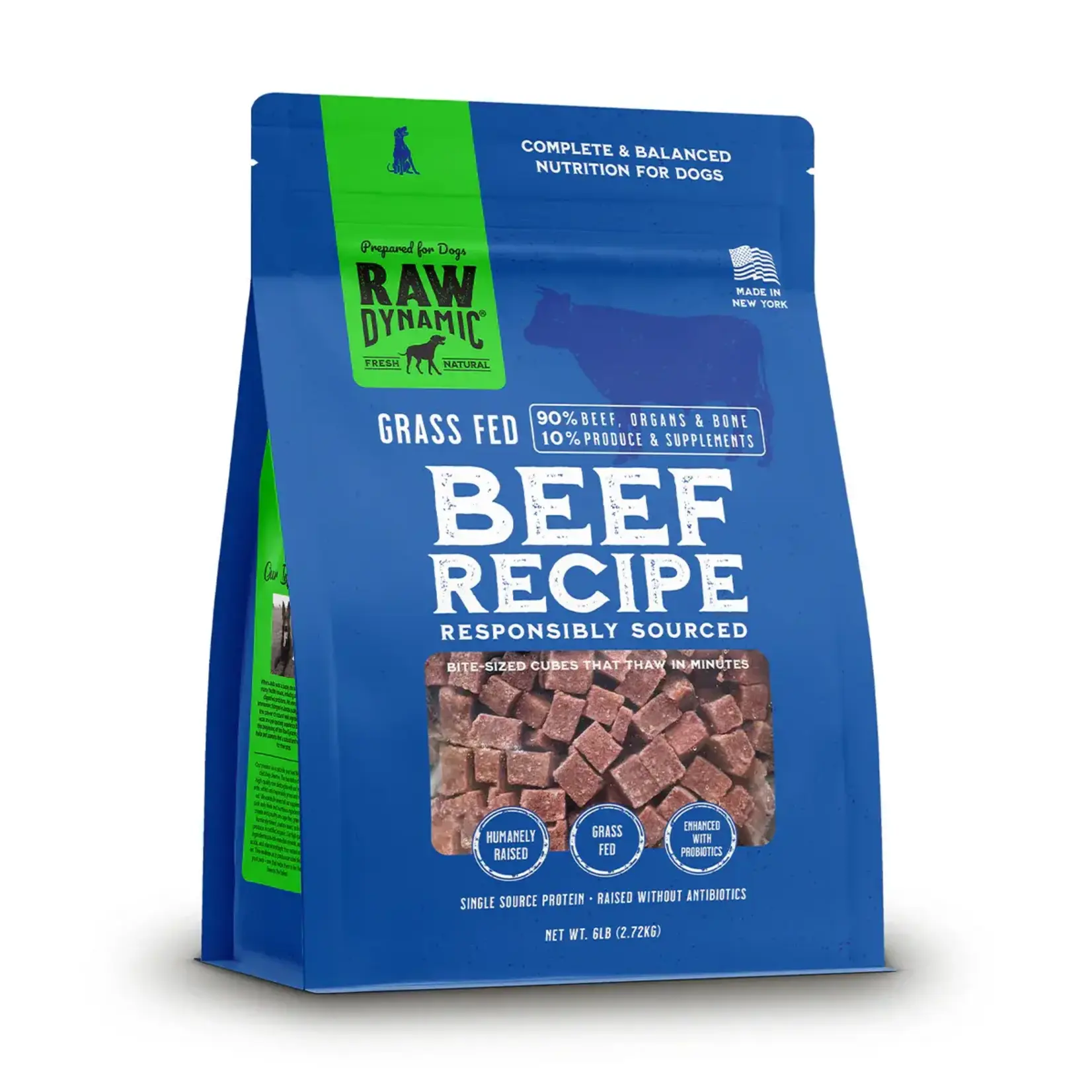 Raw Dynamic Raw Dynamic Dog Frozen Grass Fed Beef 3#