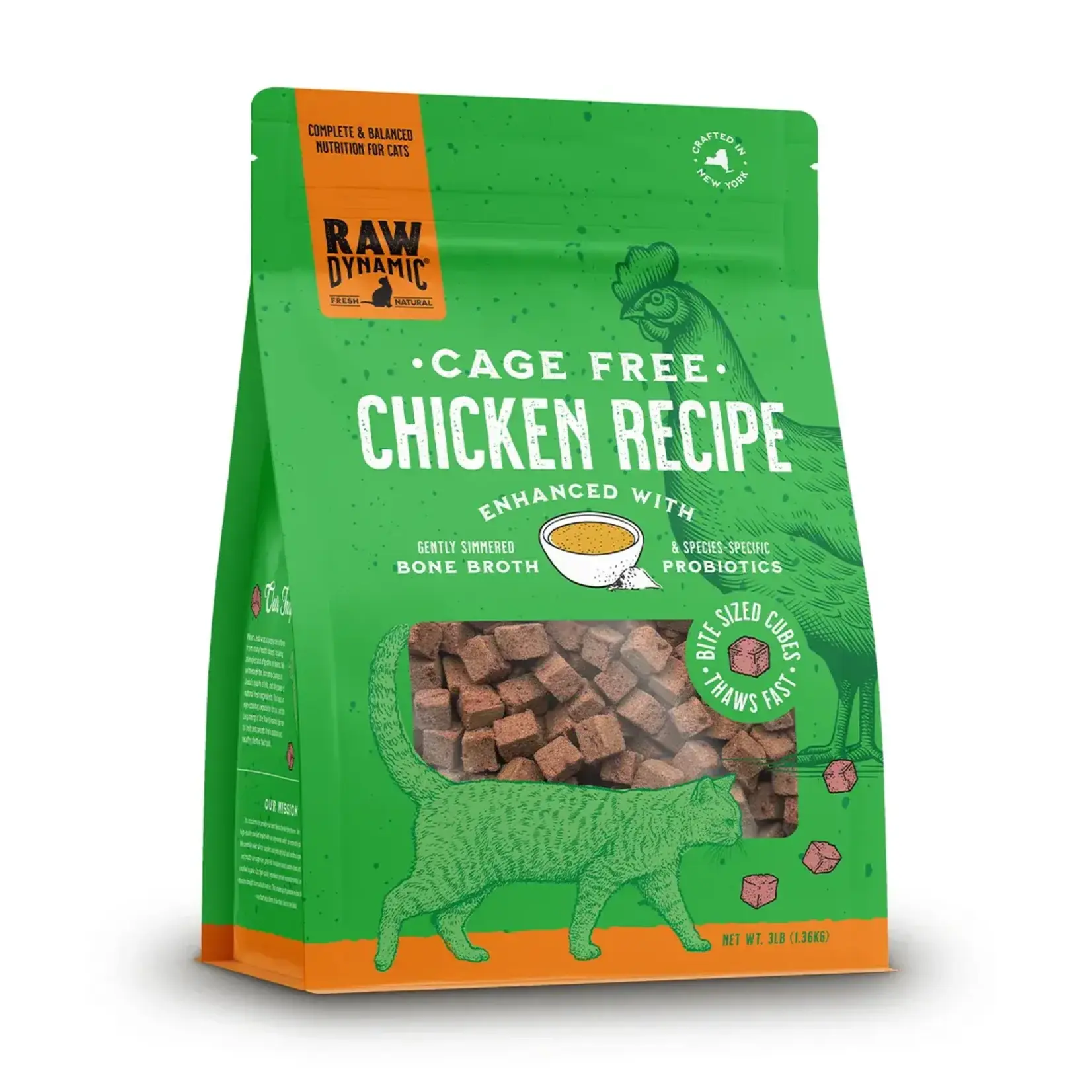 Raw Dynamic Raw Dynamic Cat Frozen Cage Free Chicken 3#
