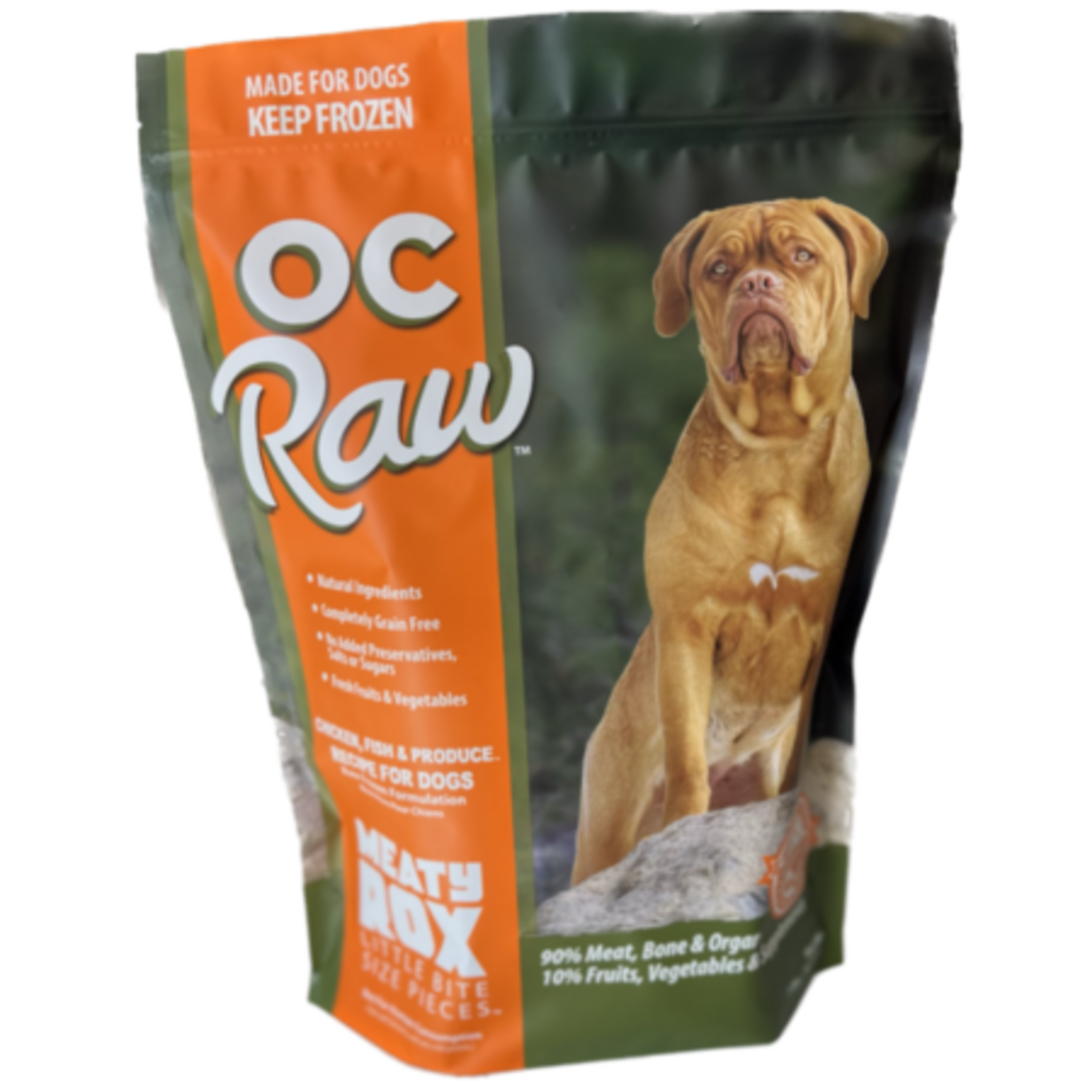 OC Raw OC Raw Frozen Chicken & Fish & Produce Meaty Rox 7#