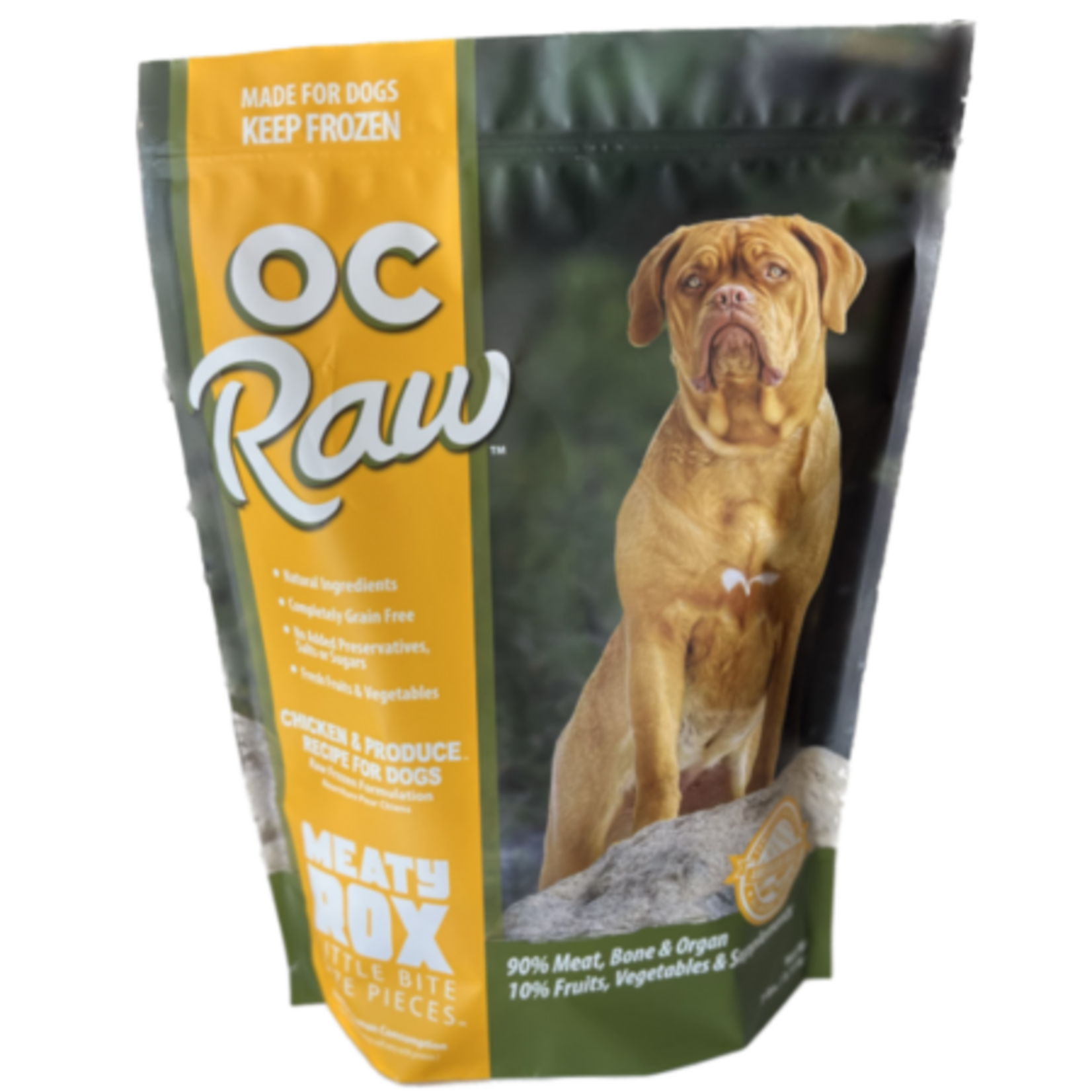 OC Raw OC Raw Frozen Chicken & Produce Meaty Rox 7#