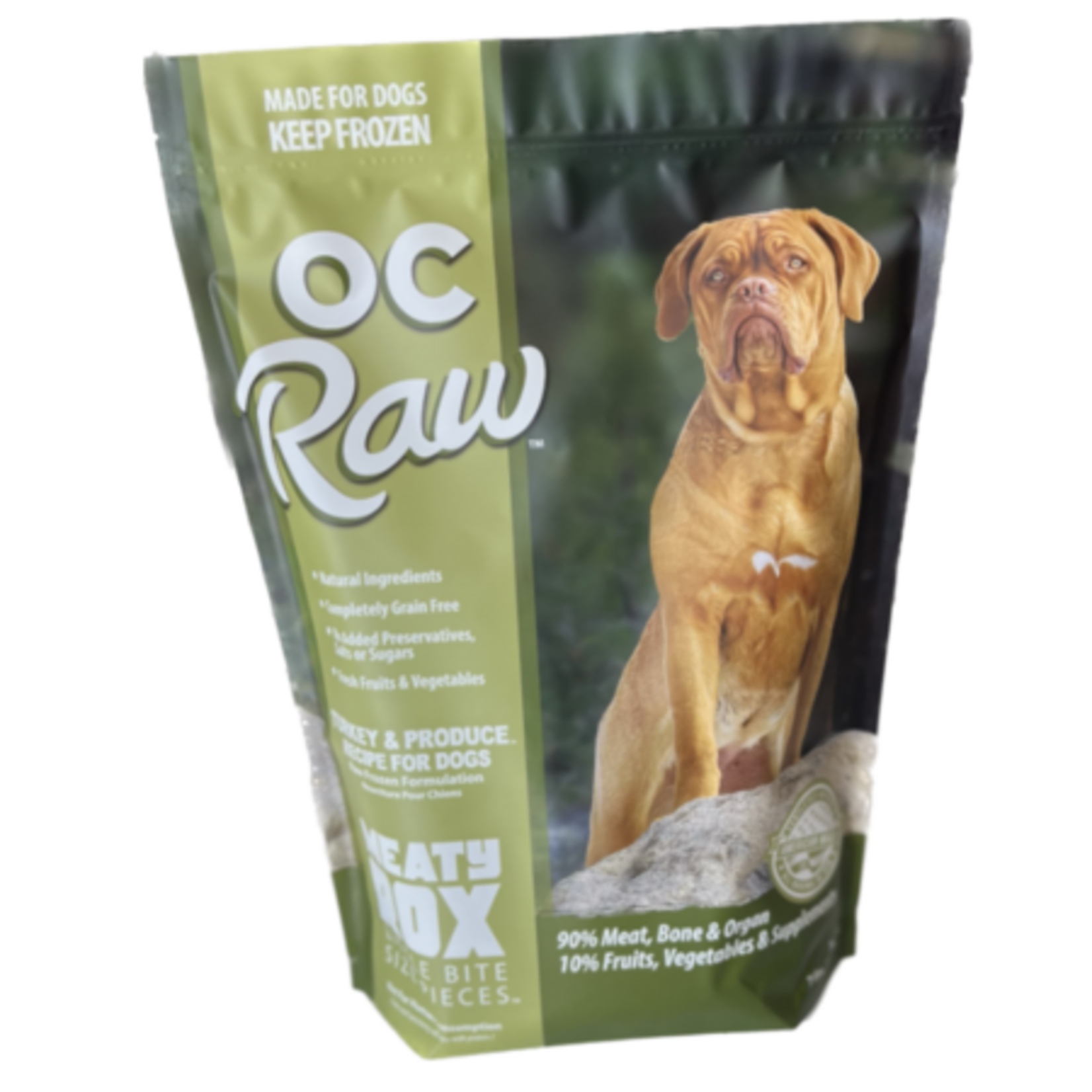 OC Raw OC Raw Frozen Turkey & Produce Meaty Rox 7#