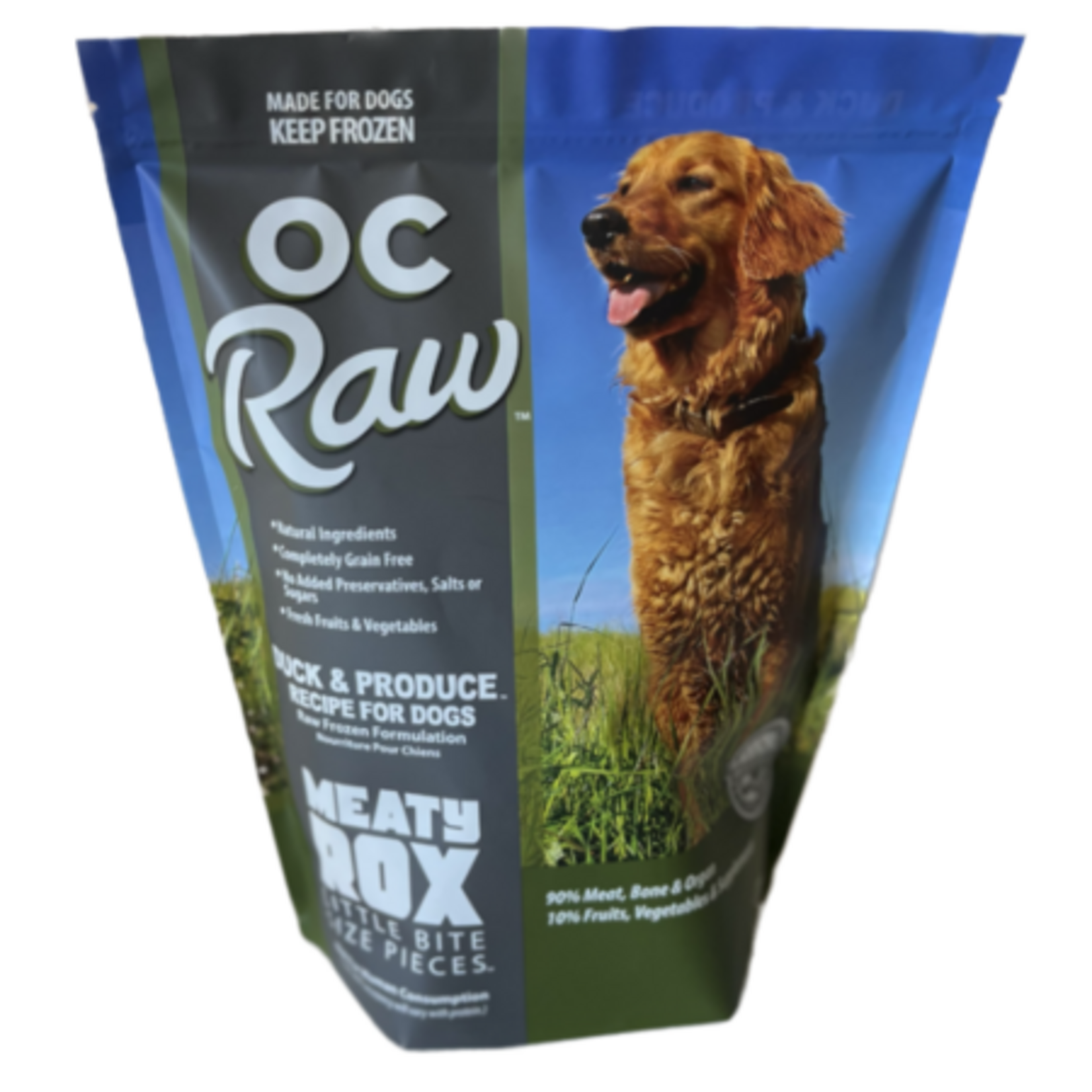 OC Raw OC Raw Frozen Duck & Produce Meaty Rox 3#