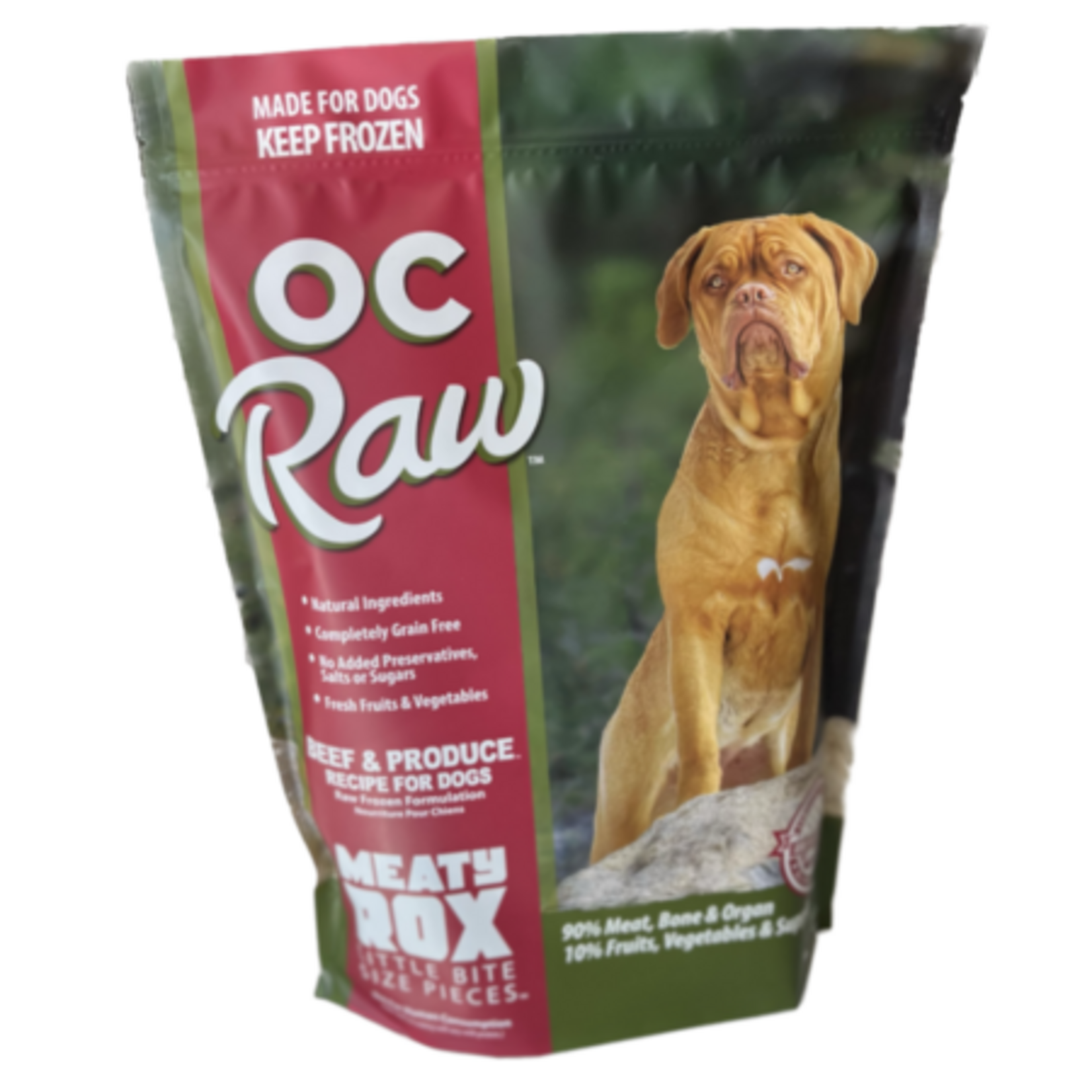 OC Raw OC Raw Frozen Beef & Produce Meaty Rox 7#