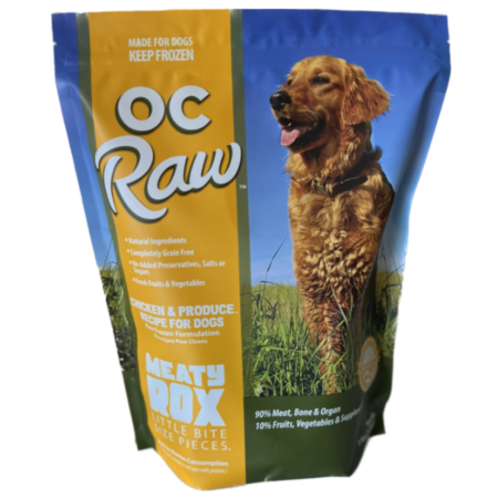 OC Raw OC Raw Frozen Chicken & Produce Meaty Rox 3#