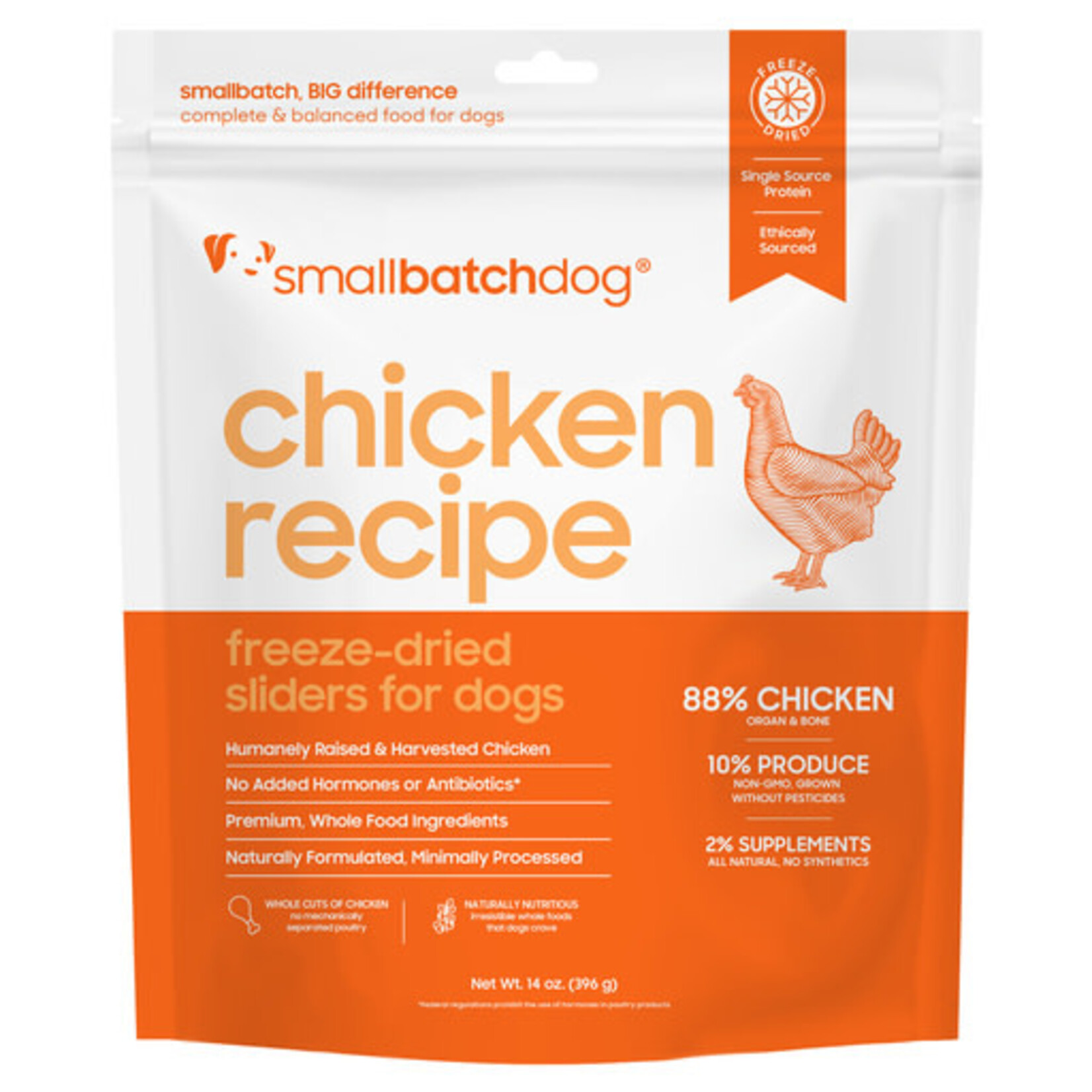 Smallbatch Smallbatch Dog Freeze-Dried Chicken Sliders Grain-Free 14 oz
