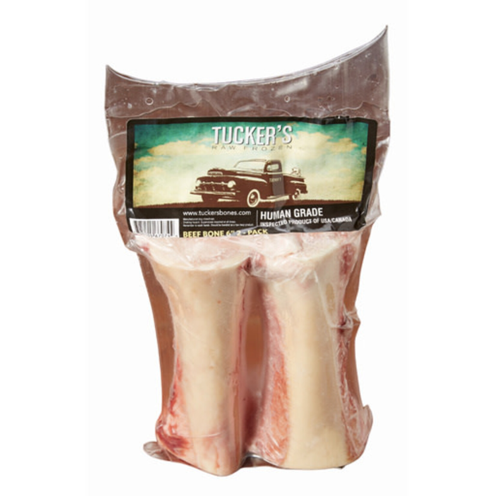 Tucker's Tucker's Raw Frozen Beef Bones 6", 2 pack