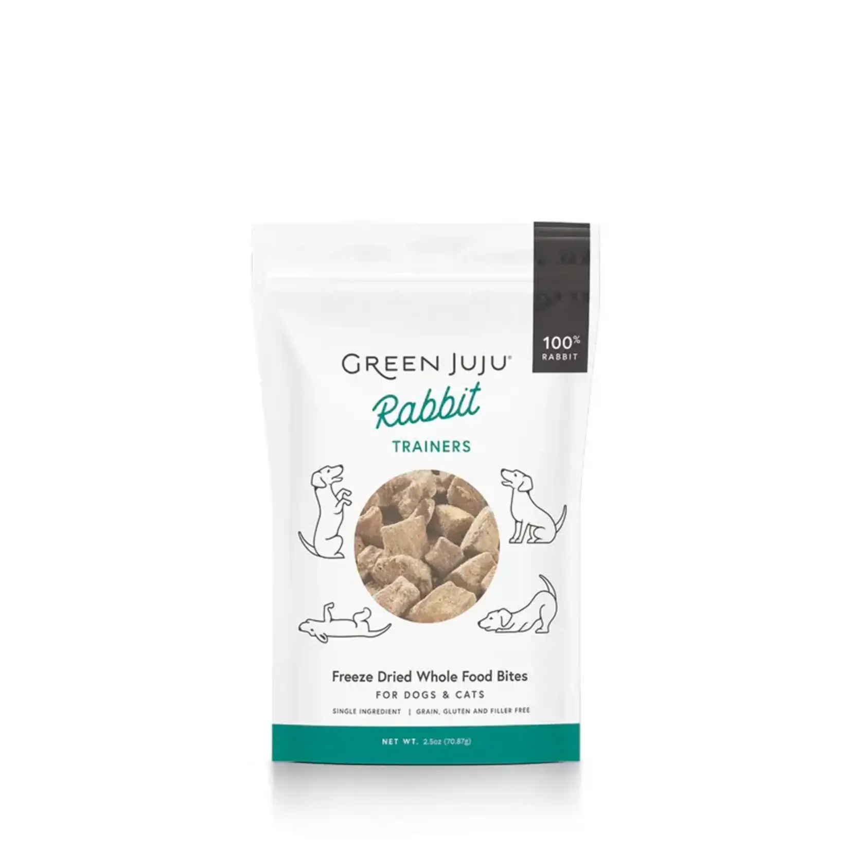 Green Juju Green Juju Freeze Dried Rabbit Trainers 2.5 oz