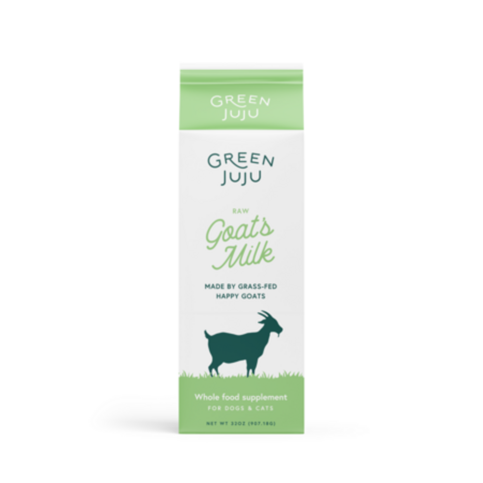 Green Juju Green Juju Frozen Raw Goats Milk Quart 32 oz