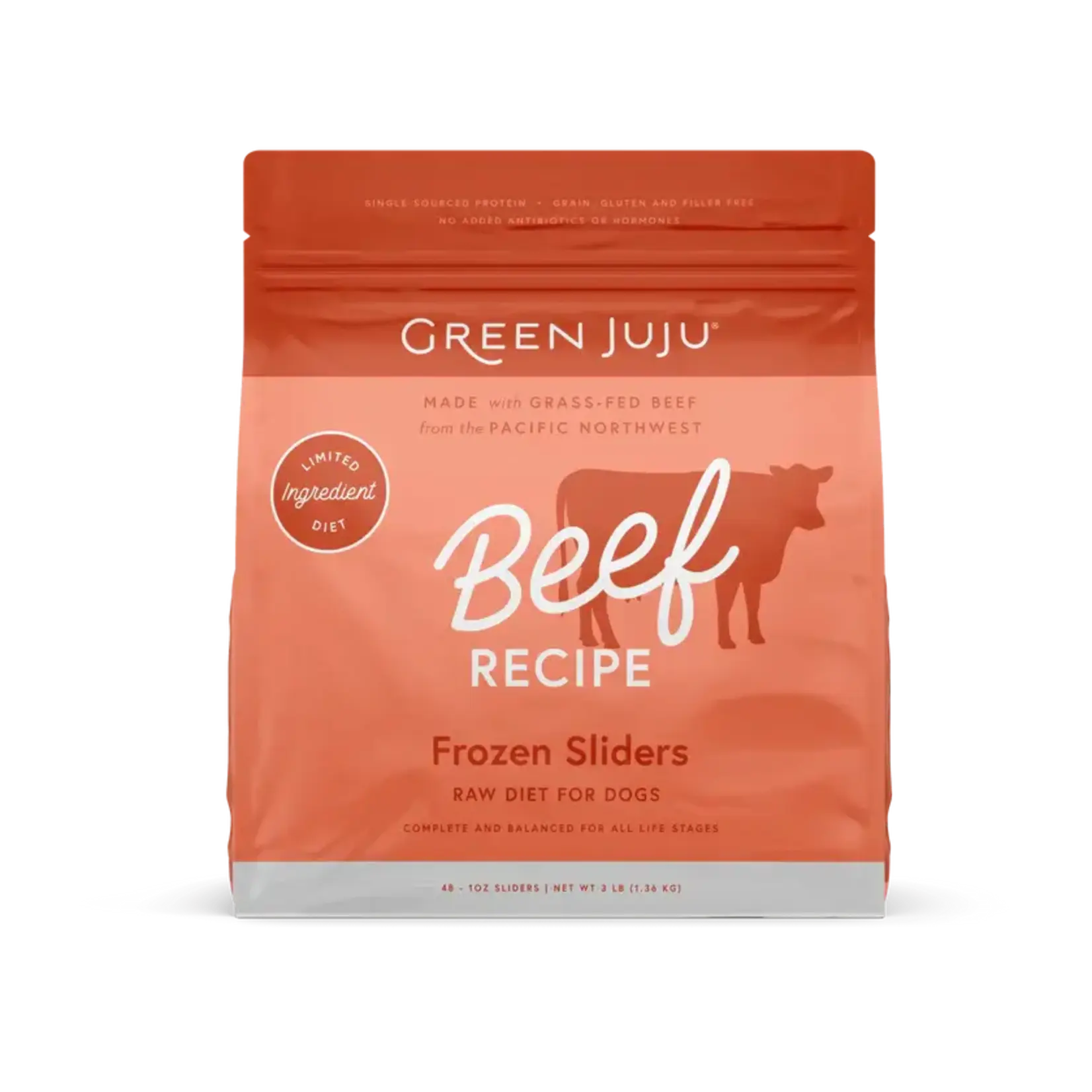 Green Juju Green Juju Frozen Raw Grass-Fed Beef Sliders 3#