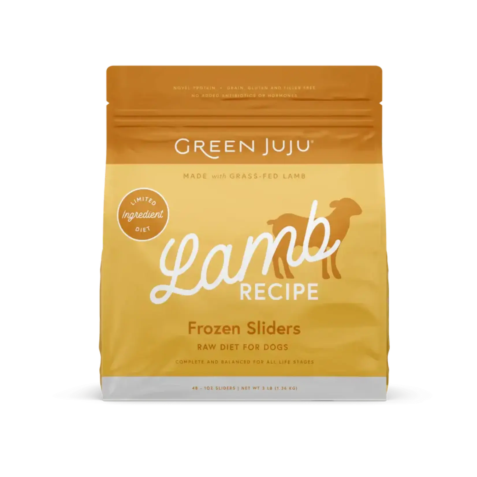 Green Juju Green Juju Frozen Raw Grass-Fed Lamb Sliders 3#