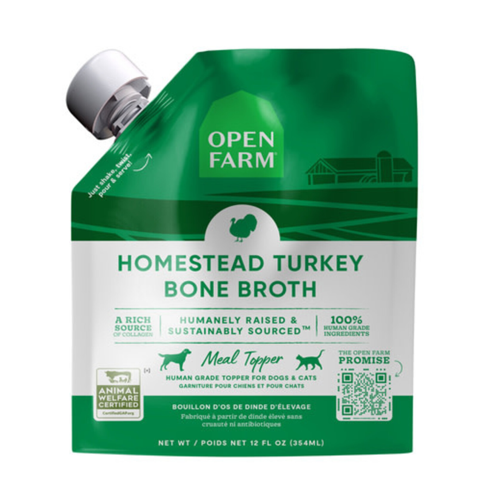 Open Farm Open Farm Homestead Turkey Bone Broth 32 oz