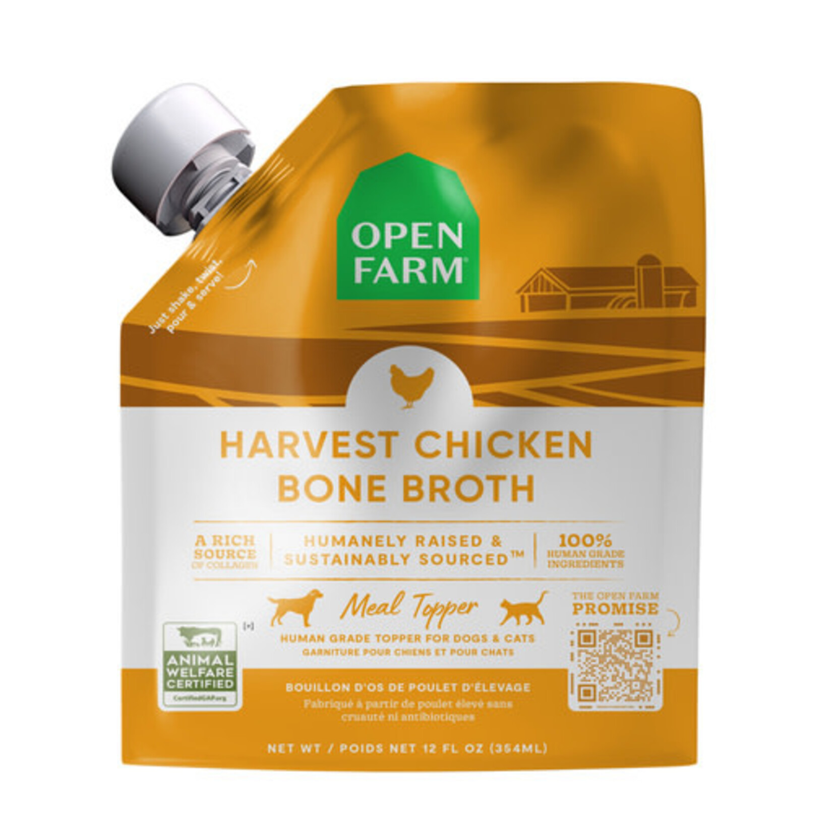 Open Farm Open Farm Harvest Chicken Bone Broth 32 oz