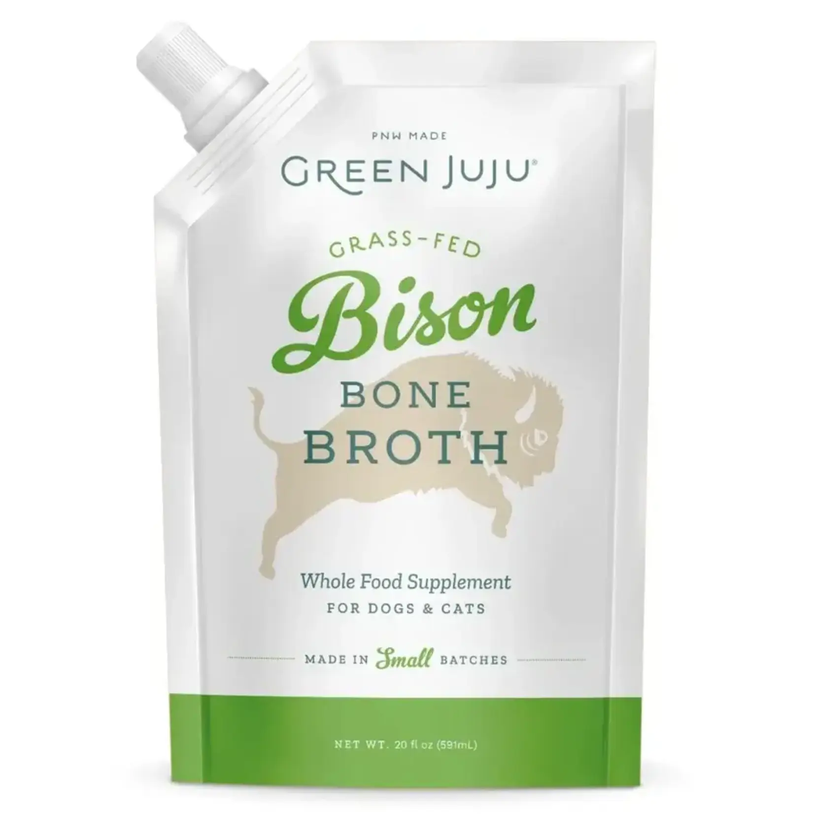 Green Juju Green Juju Frozen Bison Bone Broth 20oz